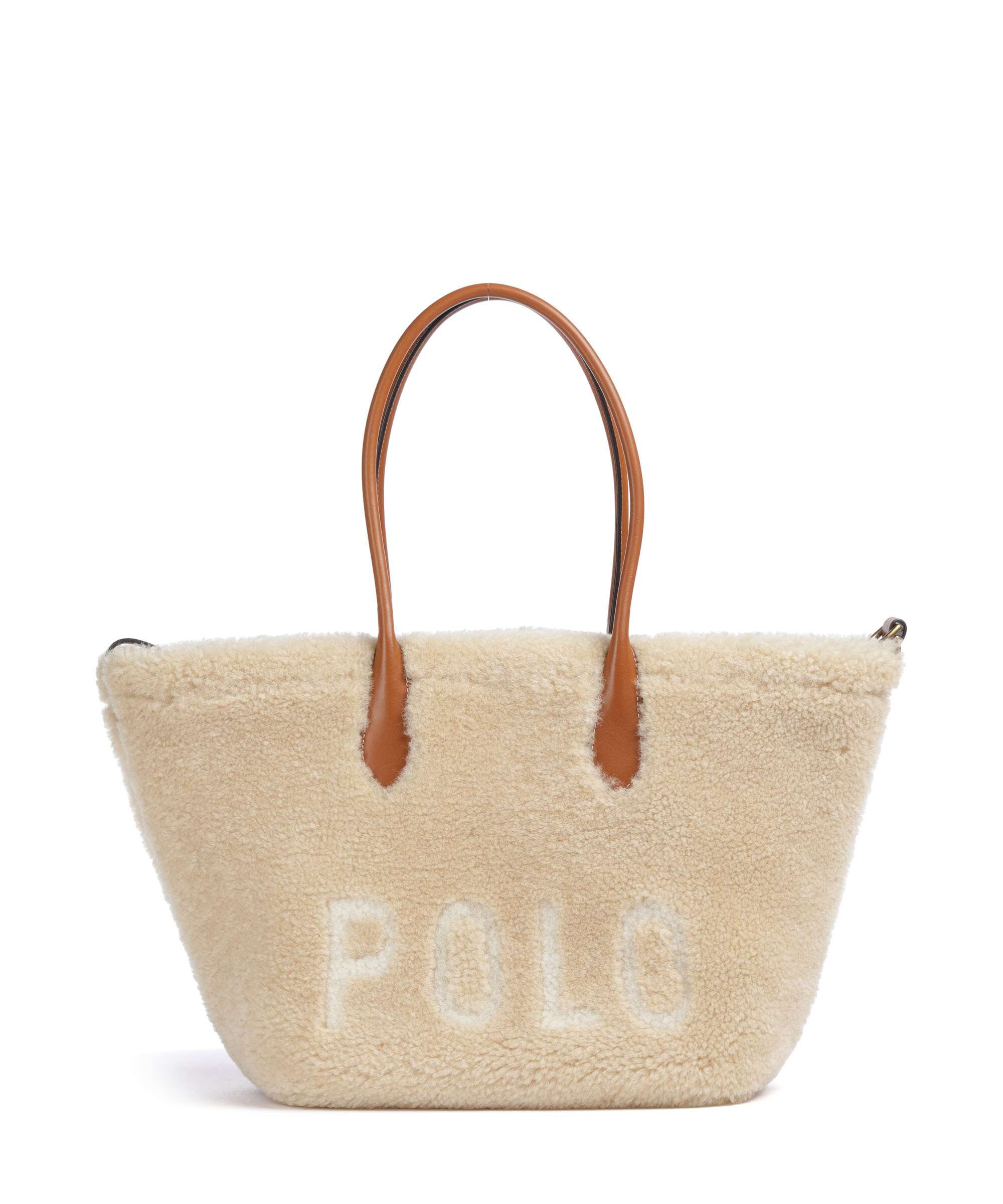 Polo Ralph Lauren Bellport Medium Torba na zakupy cream/cuoio