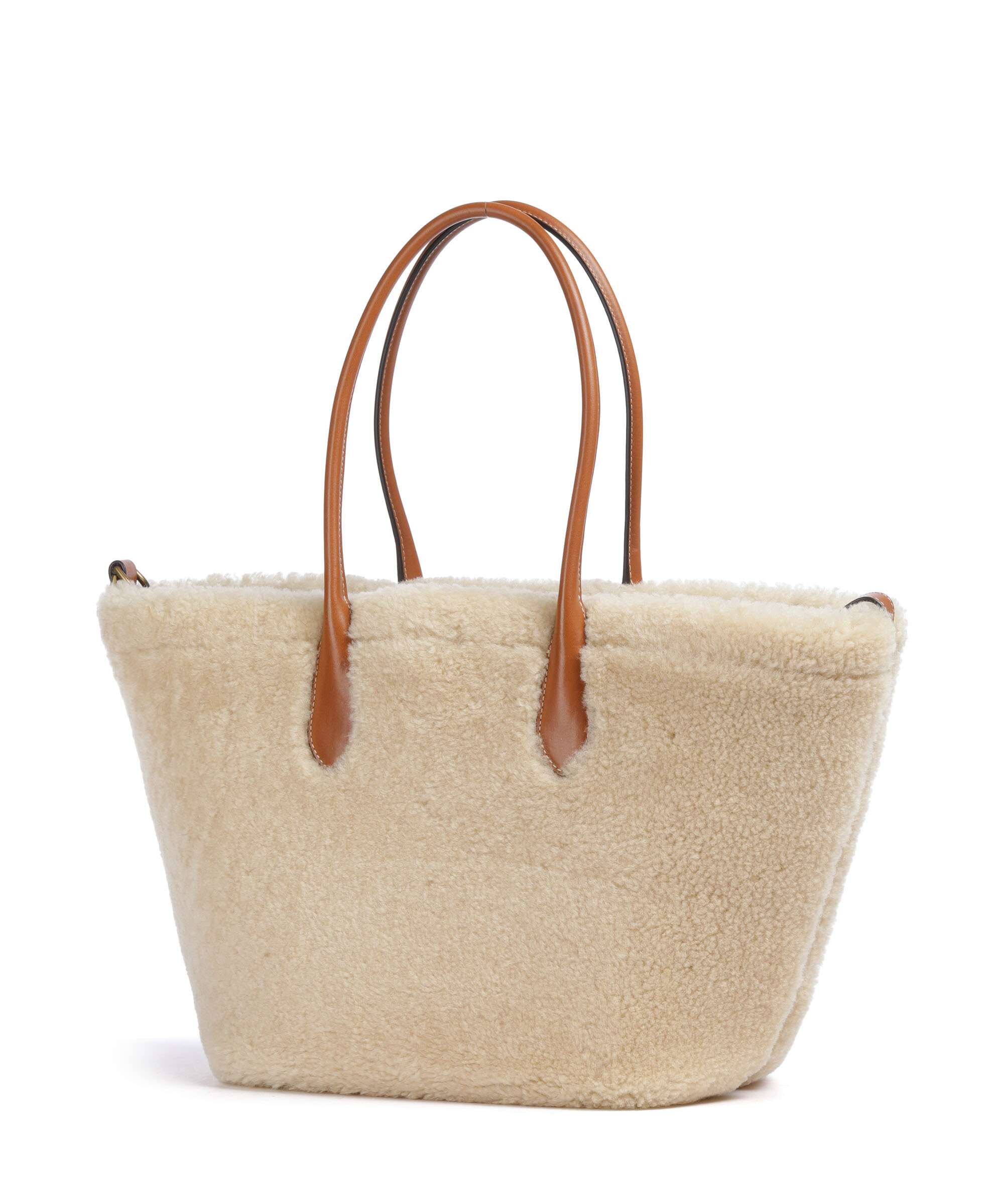Polo Ralph Lauren Bellport Medium Torba na zakupy cream/cuoio - Image 4