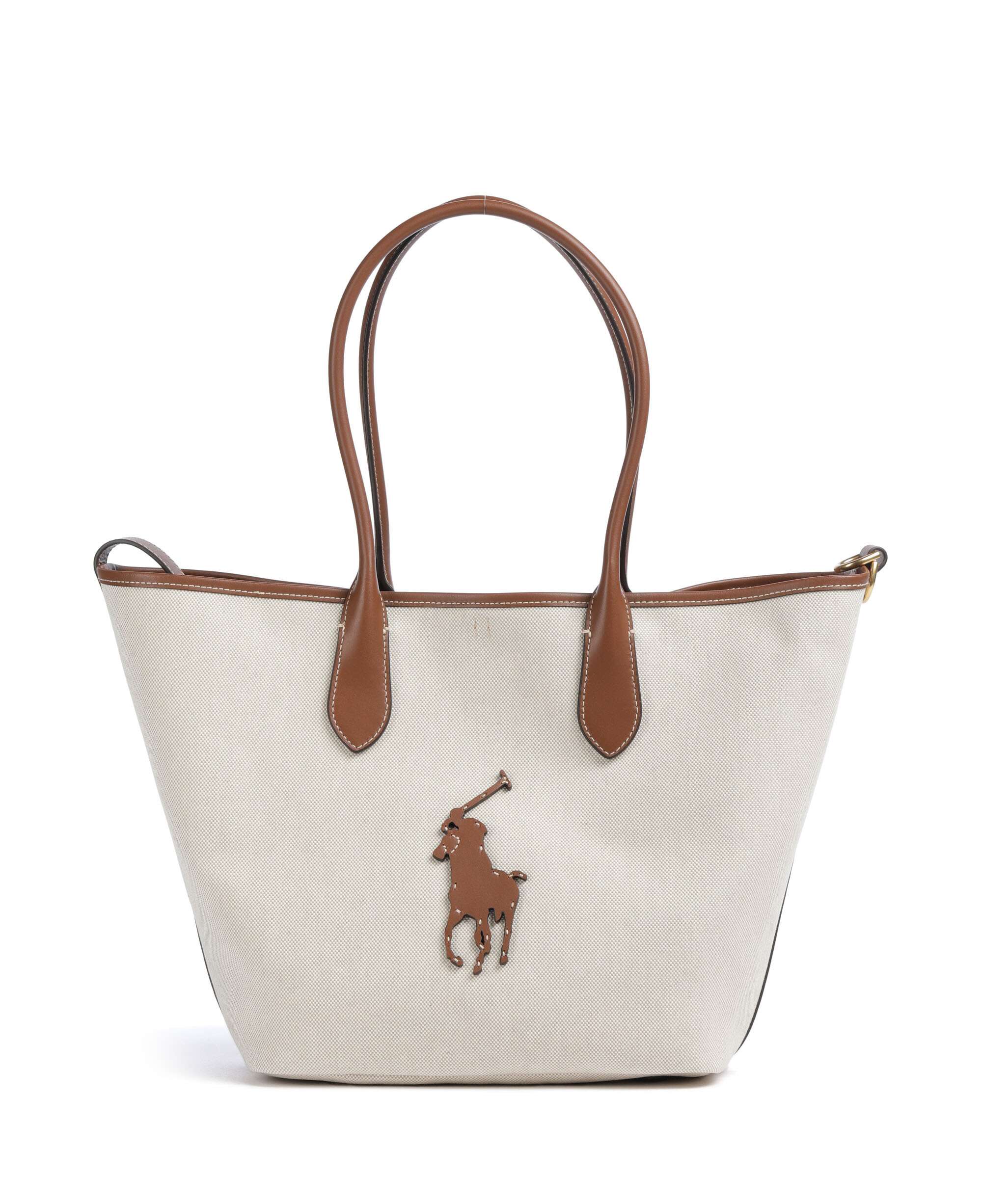 Polo Ralph Lauren Bellport Medium Torba na zakupy natural/cuoio