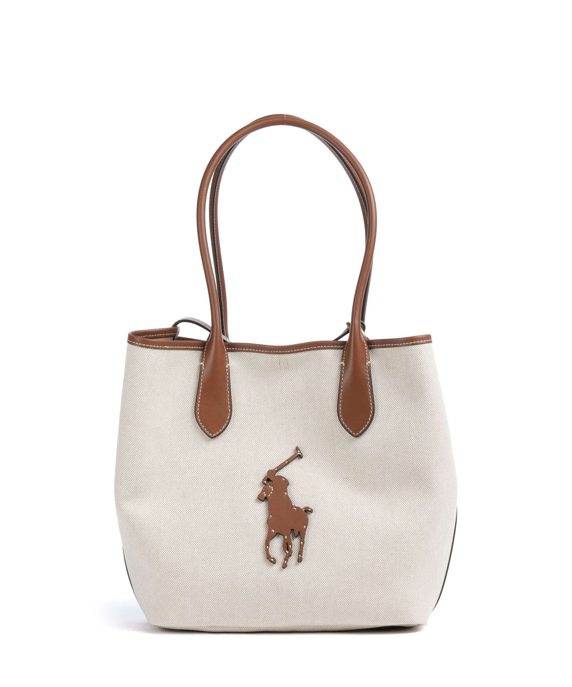Polo Ralph Lauren Bellport Medium Torba na zakupy natural/cuoio - Image 2