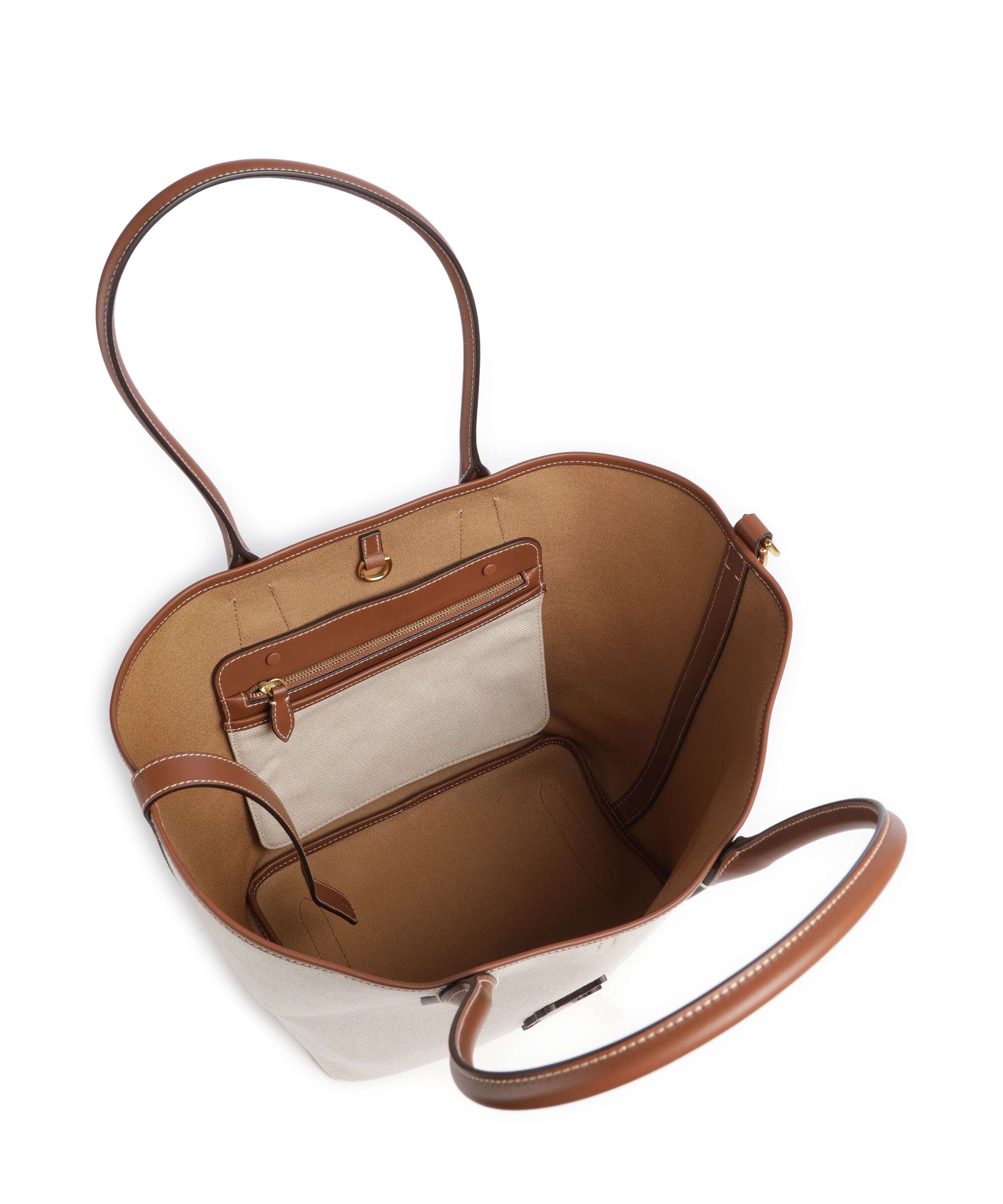 Polo Ralph Lauren Bellport Medium Torba na zakupy natural/cuoio - Image 6