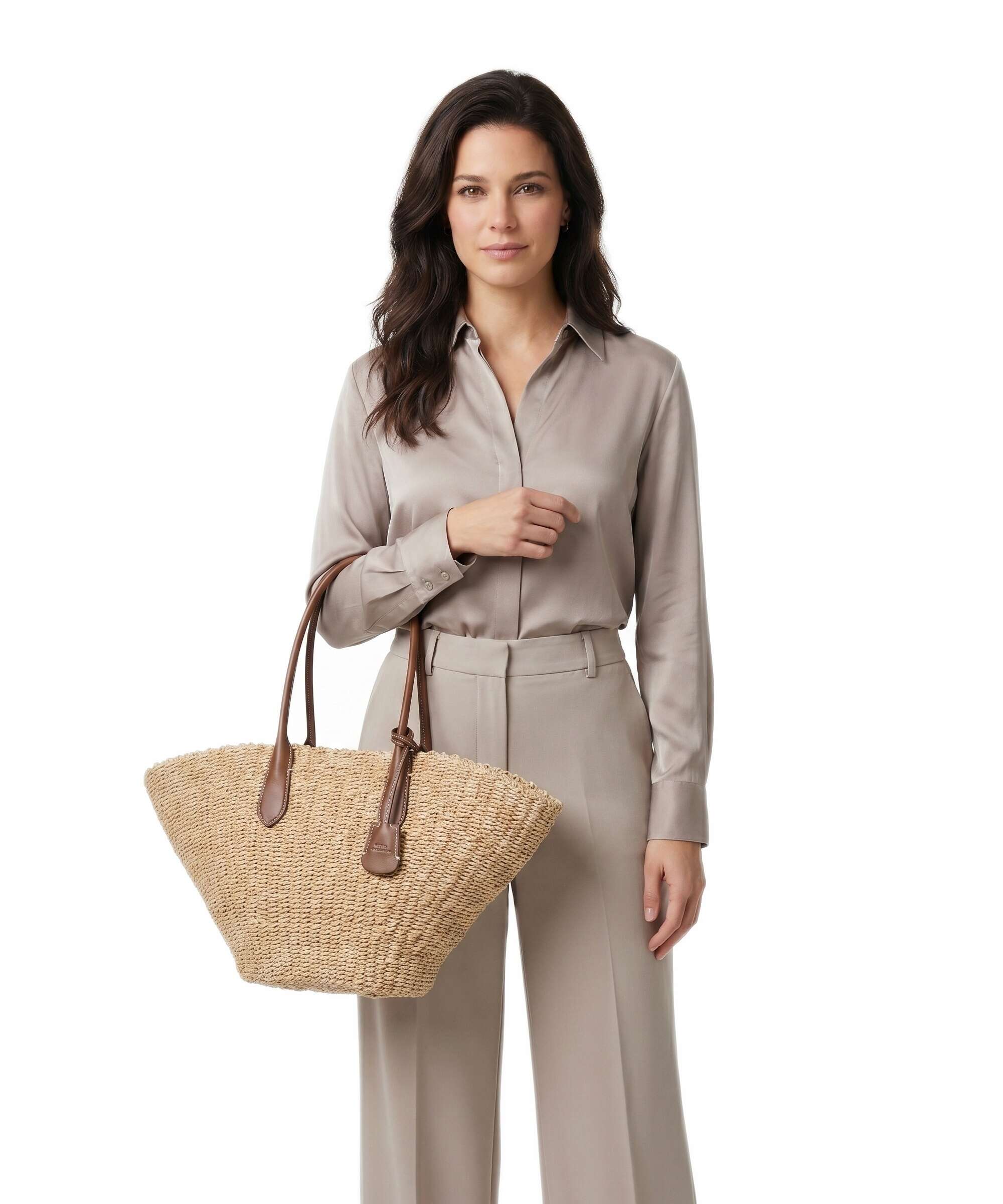 Polo Ralph Lauren Bellport Medium Torba na zakupy natural/cuoio - Image 3