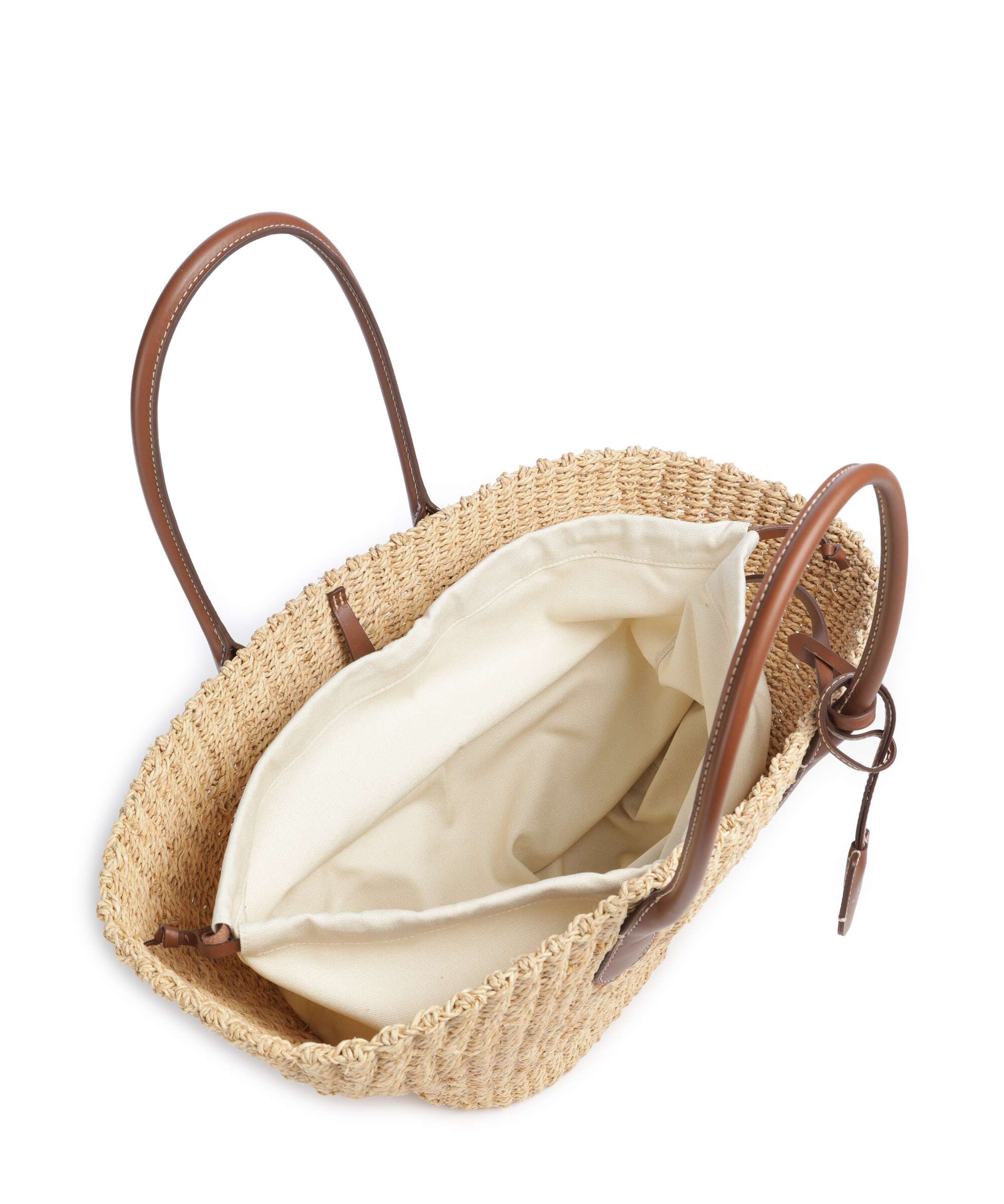 Polo Ralph Lauren Bellport Medium Torba na zakupy natural/cuoio - Image 5