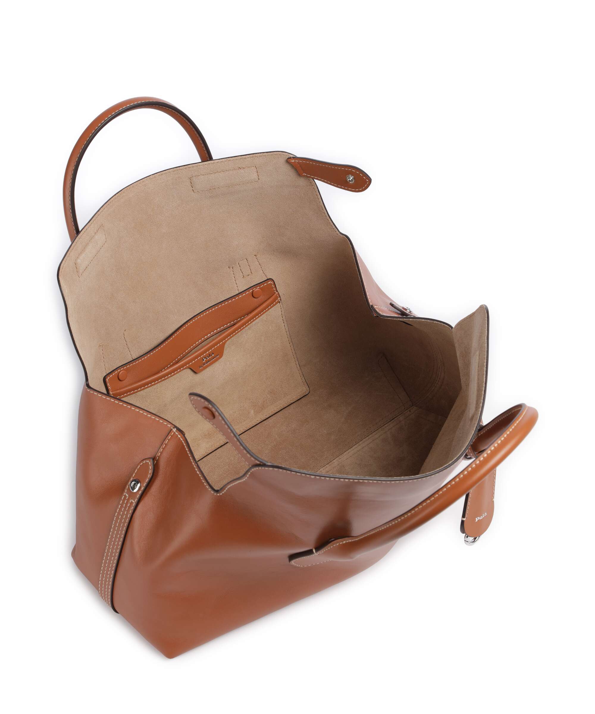 Polo Ralph Lauren Bellport Medium Torebka cognac - Image 6