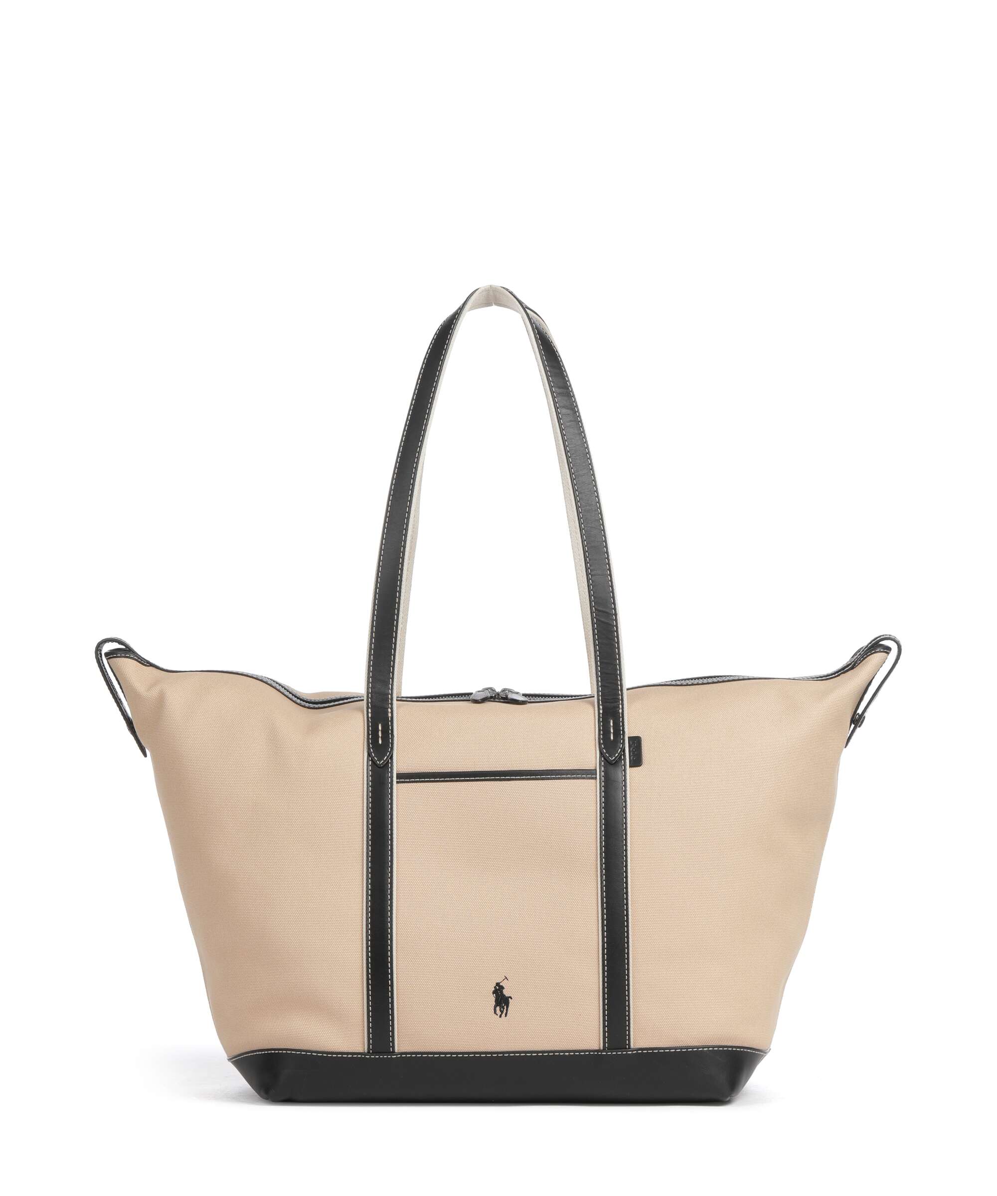 Polo Ralph Lauren Canvas Large Torba na zakupy porcelain/black