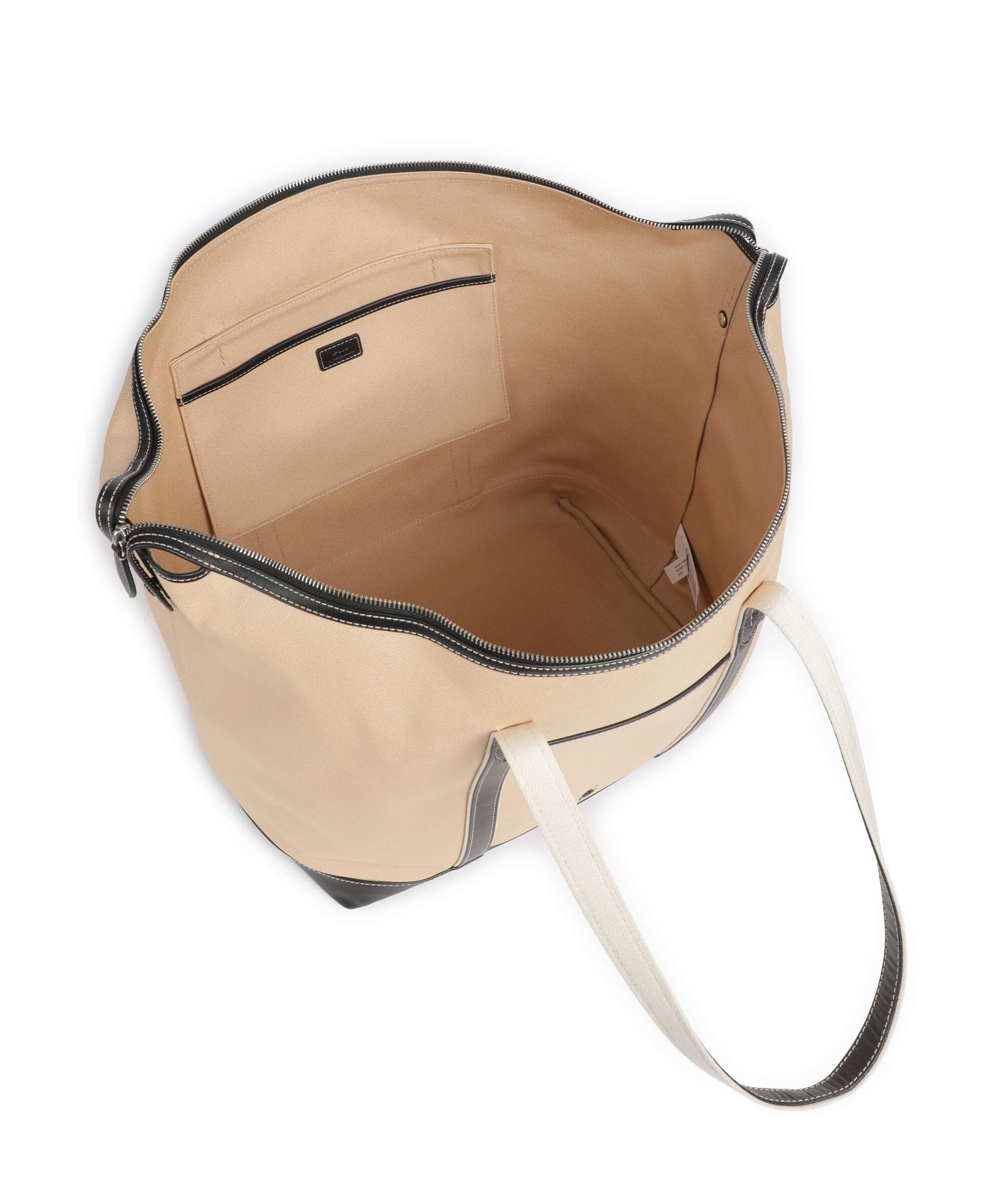 Polo Ralph Lauren Canvas Large Torba na zakupy porcelain/black - Image 5