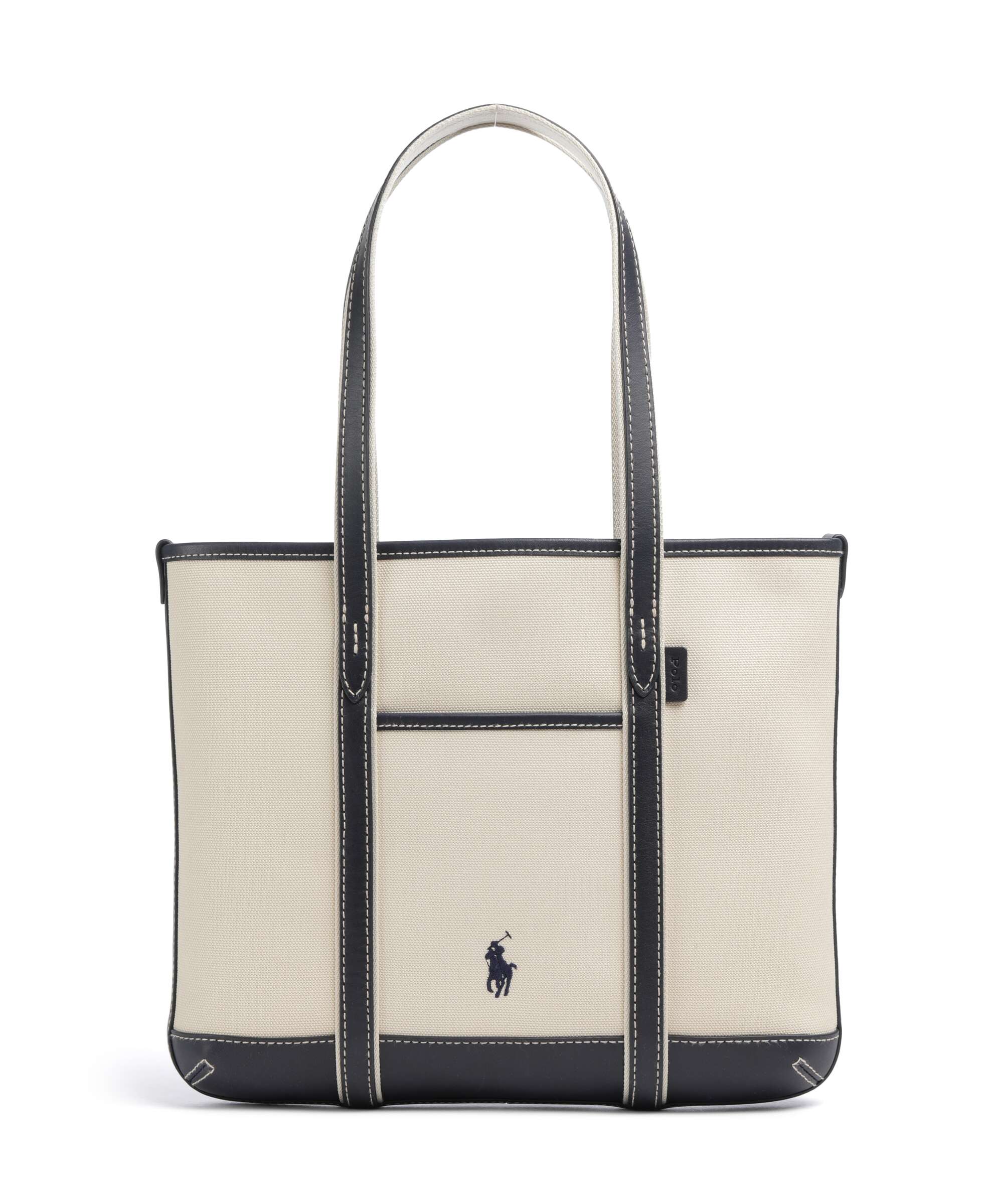 Polo Ralph Lauren Canvas Small Torba na zakupy ecru/navy
