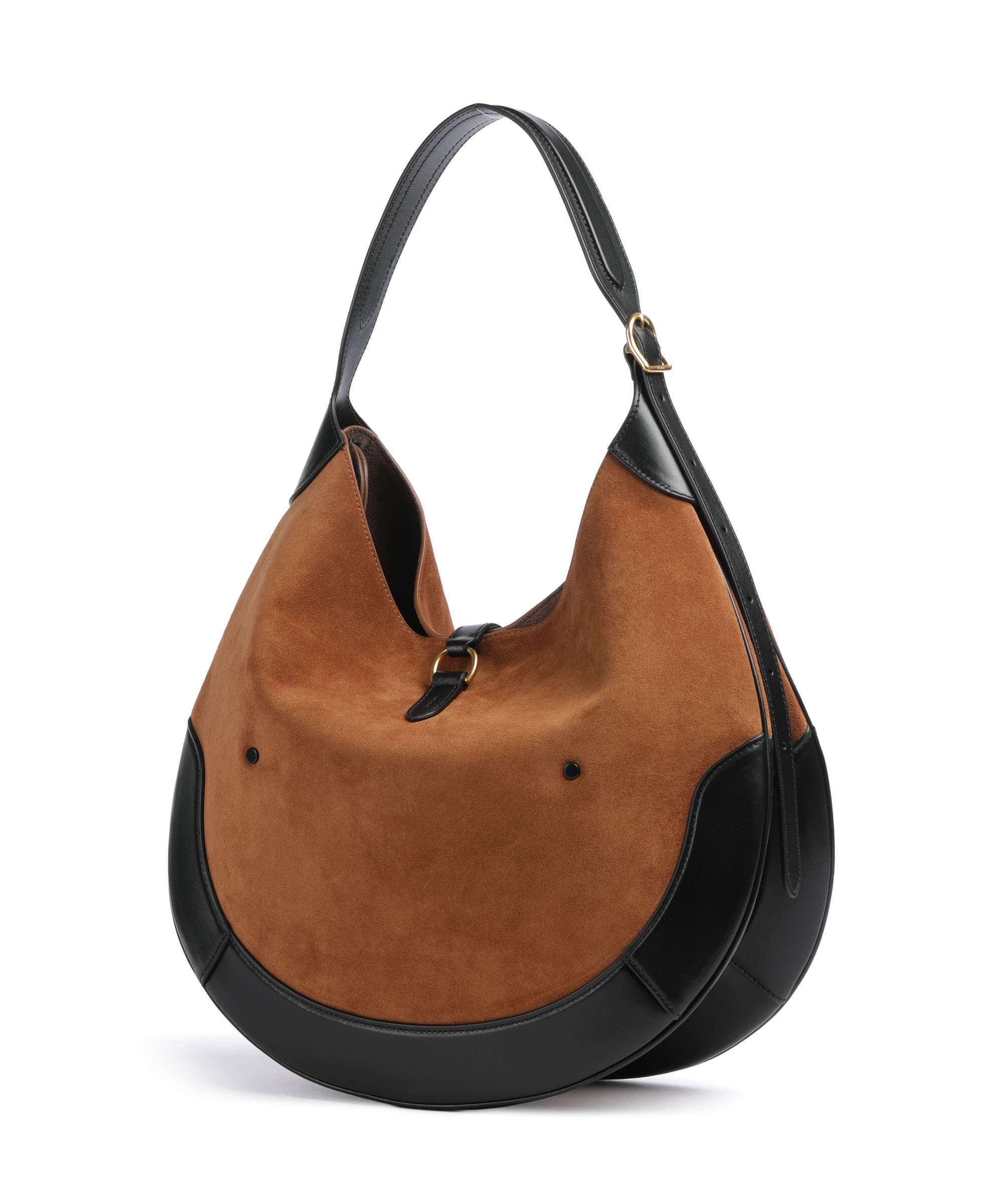 Polo Ralph Lauren ID Collection Medium Torebka worek toffee/black - Image 2