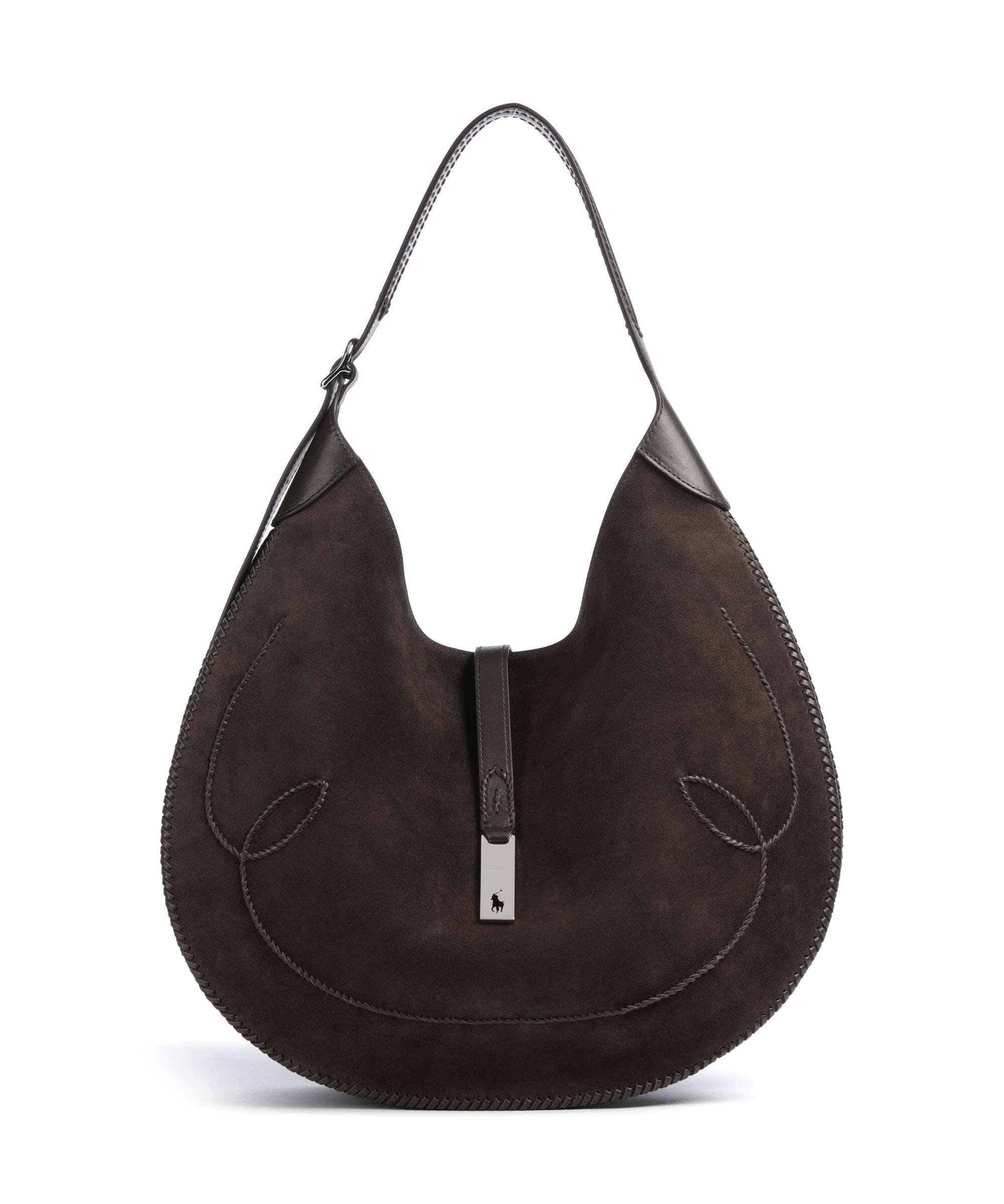 Polo Ralph Lauren ID Collection Medium Torebka worek chocolate/tobacco