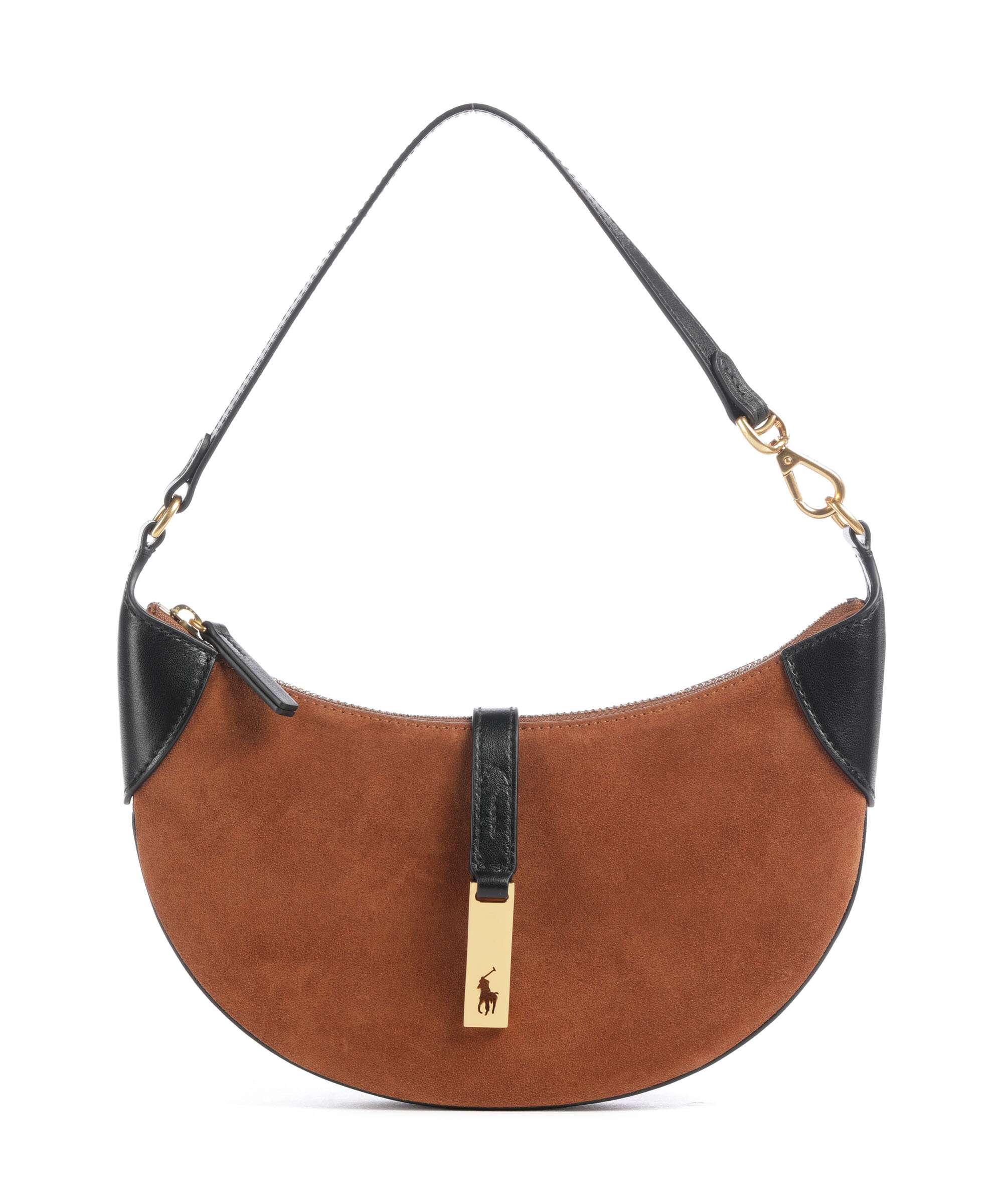 Polo Ralph Lauren ID Collection Small Torba na ramię toffee/black