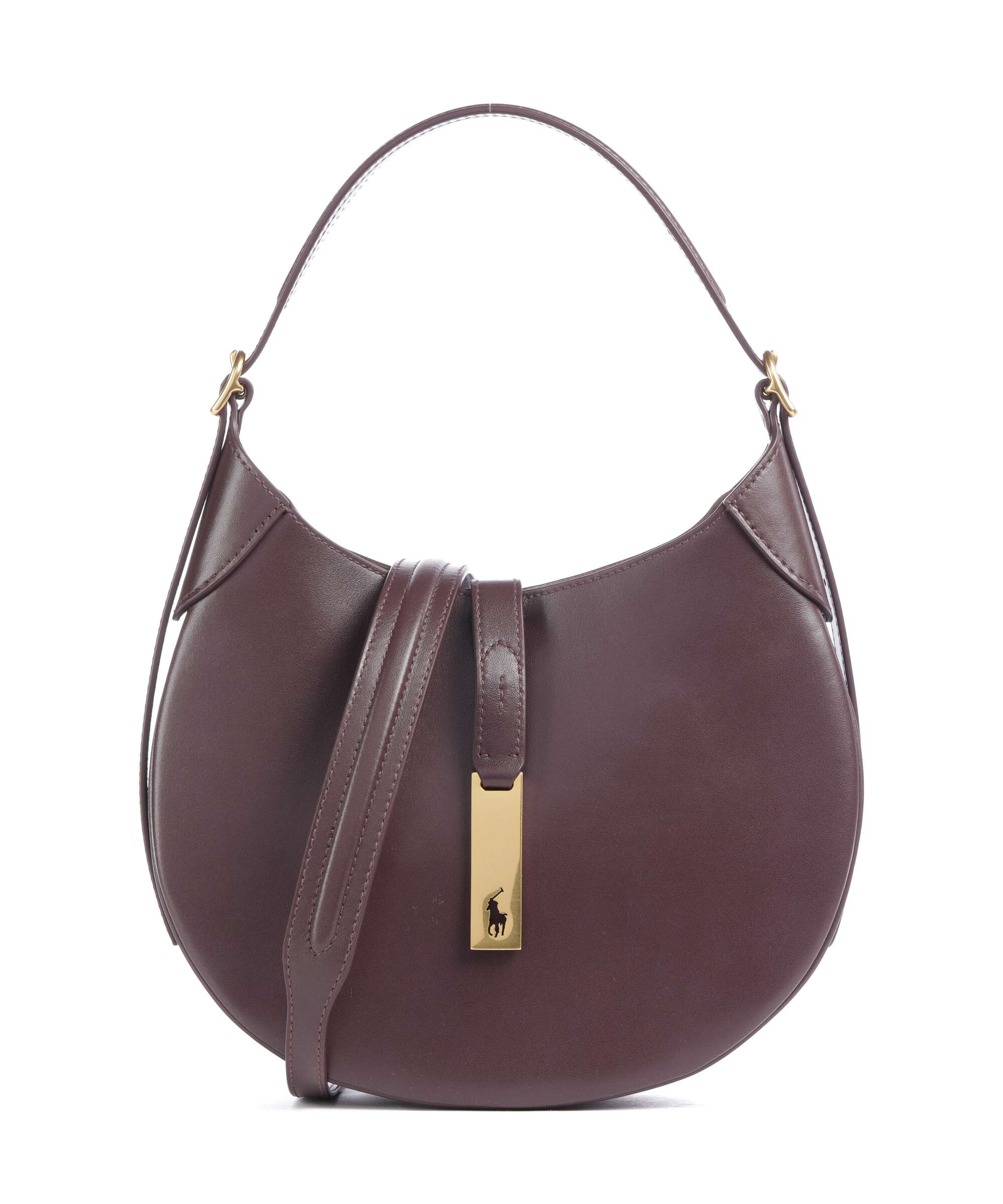 Polo Ralph Lauren ID Collection Small Torba na ramię midnight merlot