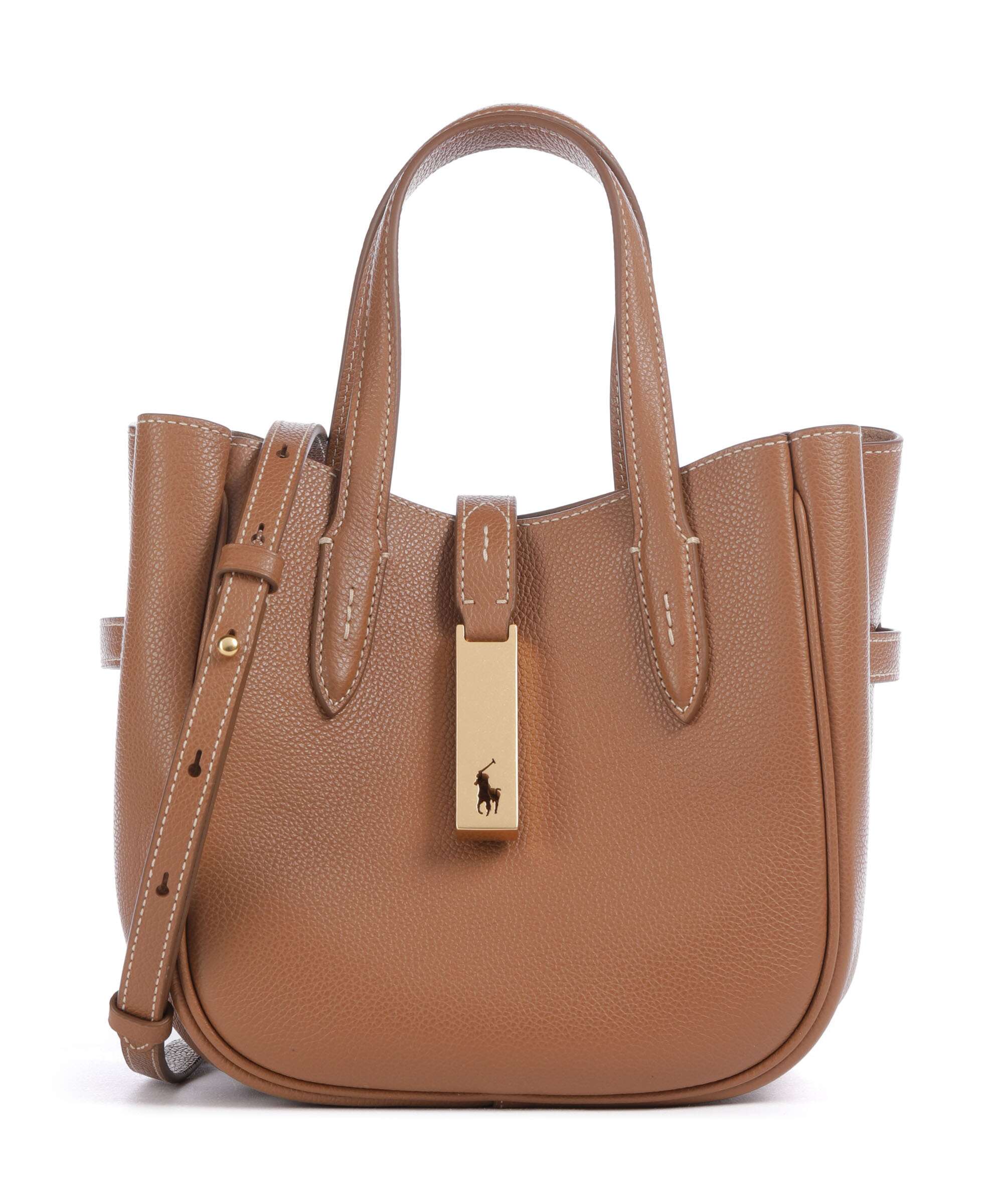 Polo Ralph Lauren ID Collection Small Torebka toffee