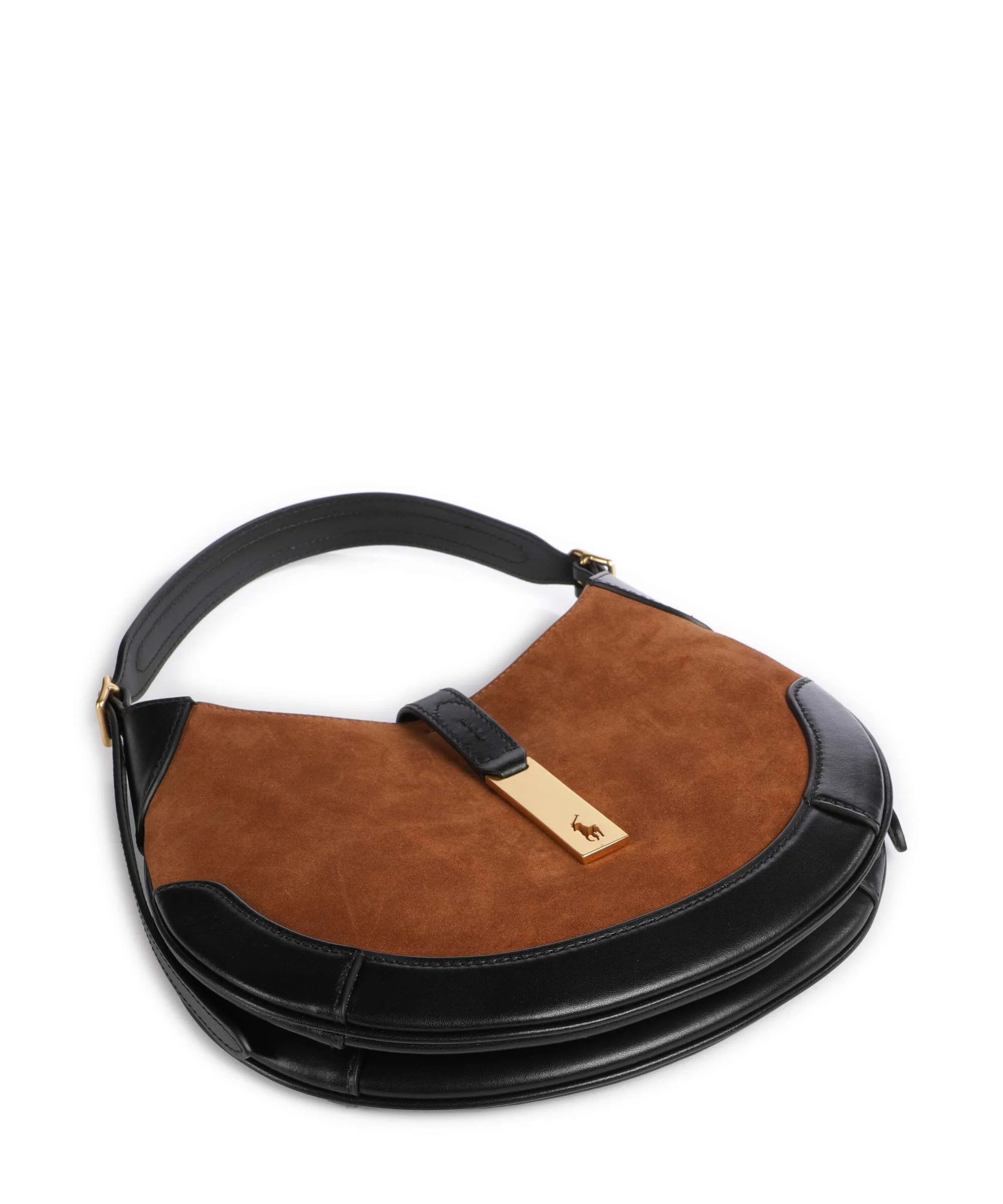 Polo Ralph Lauren ID Collection Small Torebka worek toffee/black - Image 4