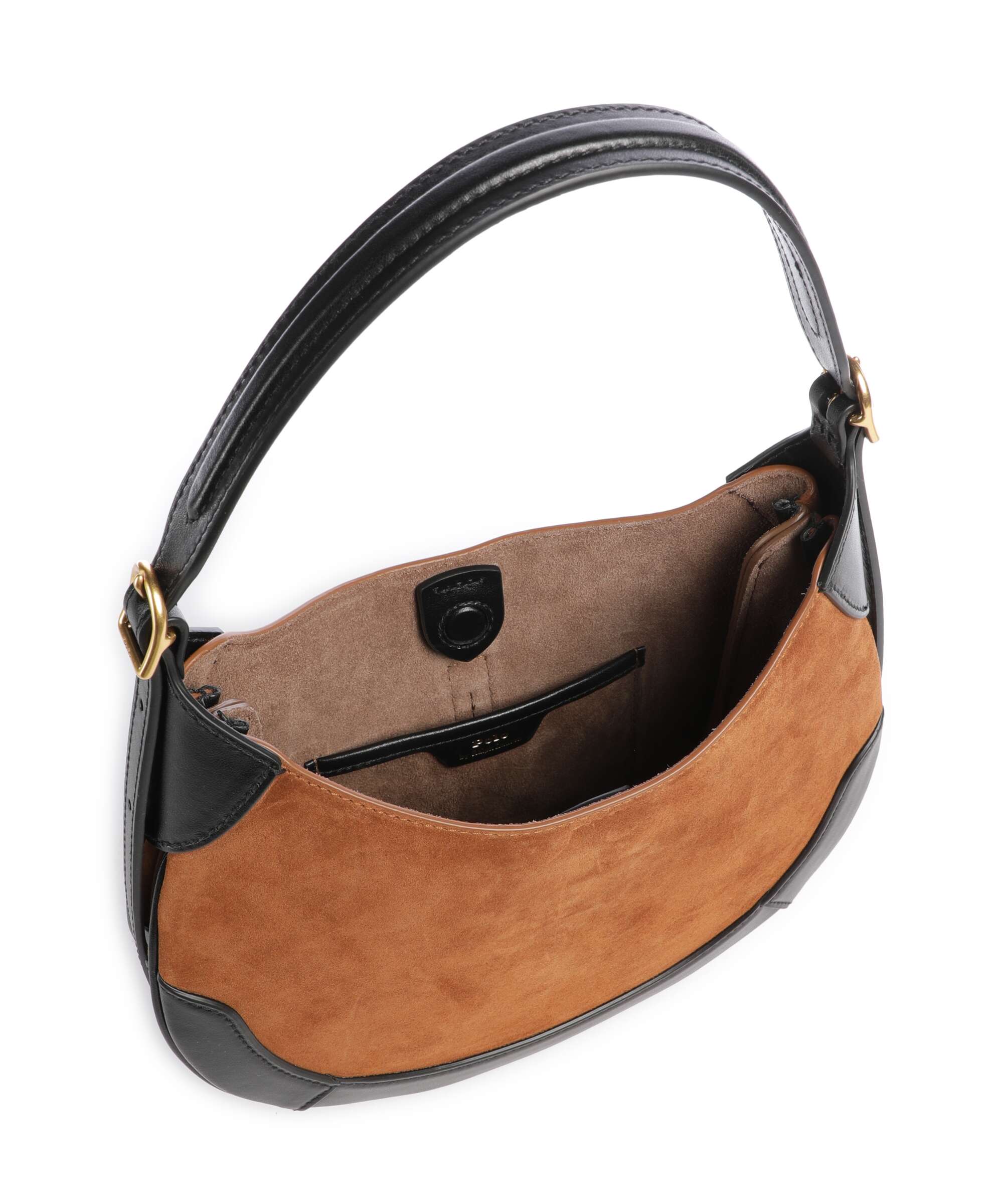 Polo Ralph Lauren ID Collection Small Torebka worek toffee/black - Image 5