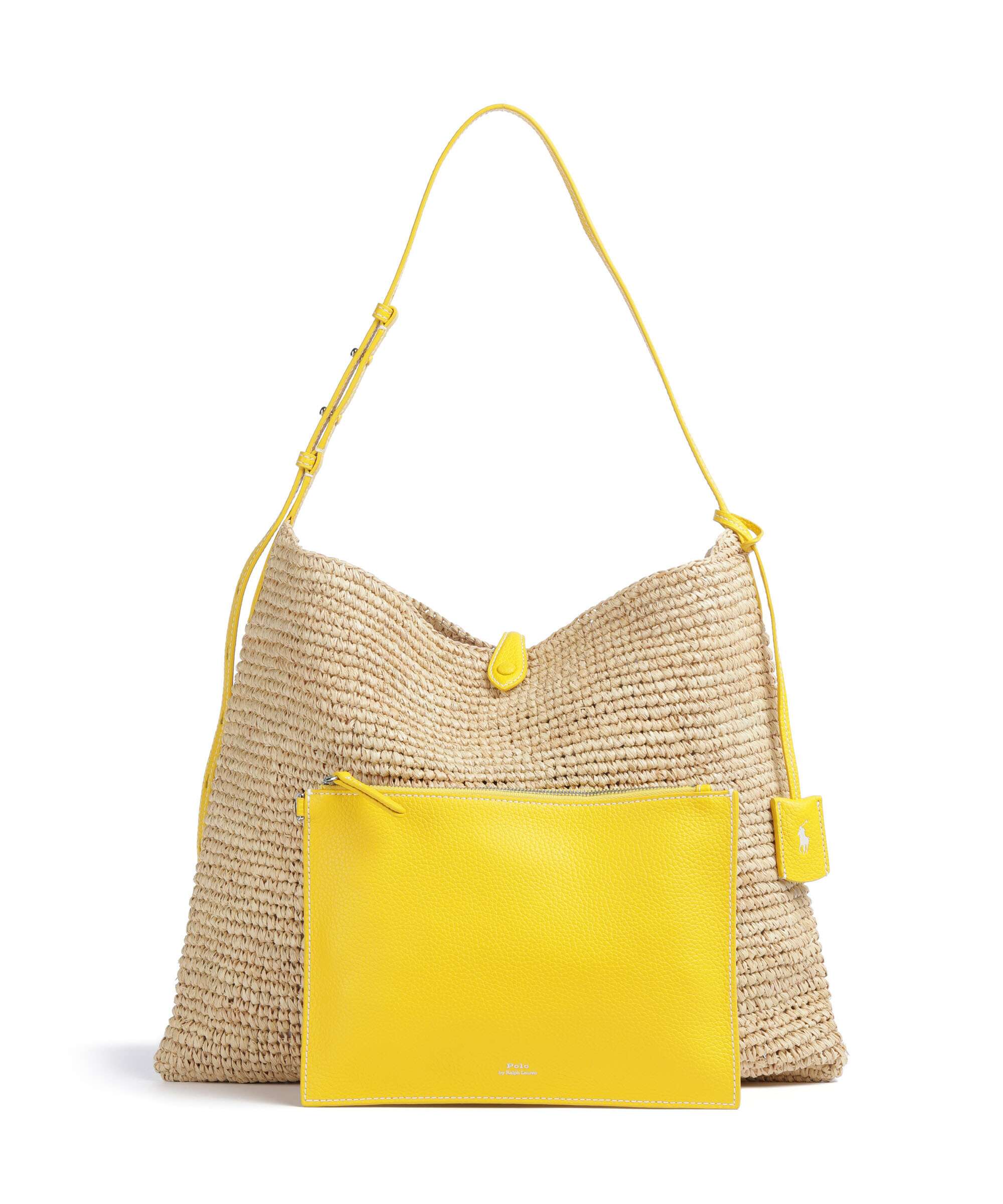 Polo Ralph Lauren Play Large Torebka worek natural/canary yellow - Image 4