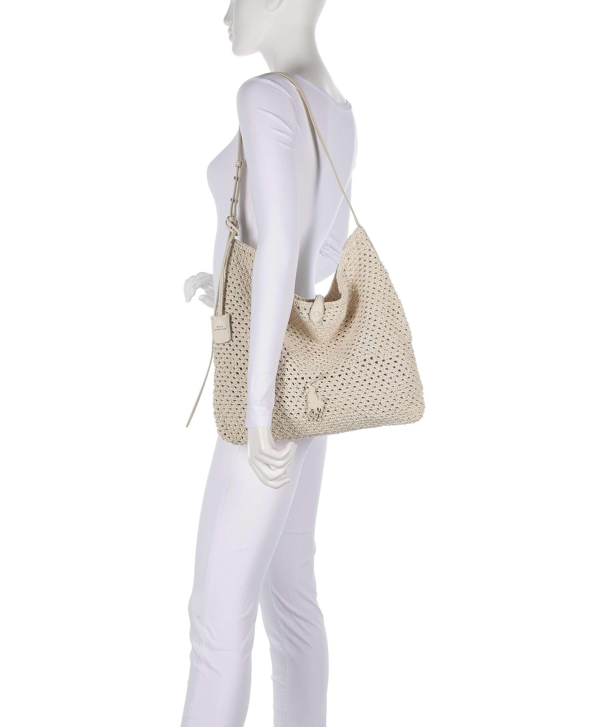 Polo Ralph Lauren Play Large Torebka worek ivory - Image 3