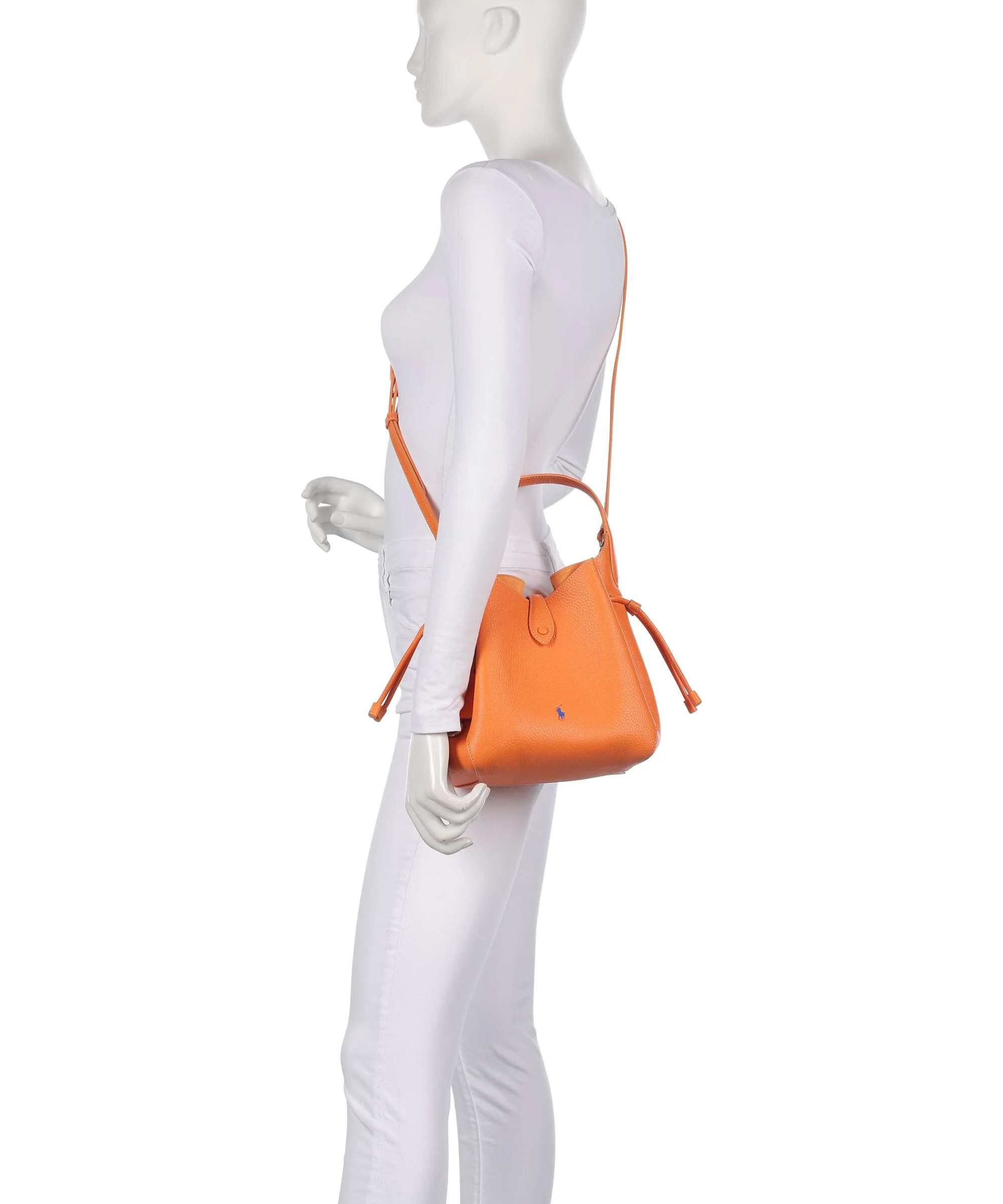 Polo Ralph Lauren Play Medium Torebka worek orange peel - Image 4