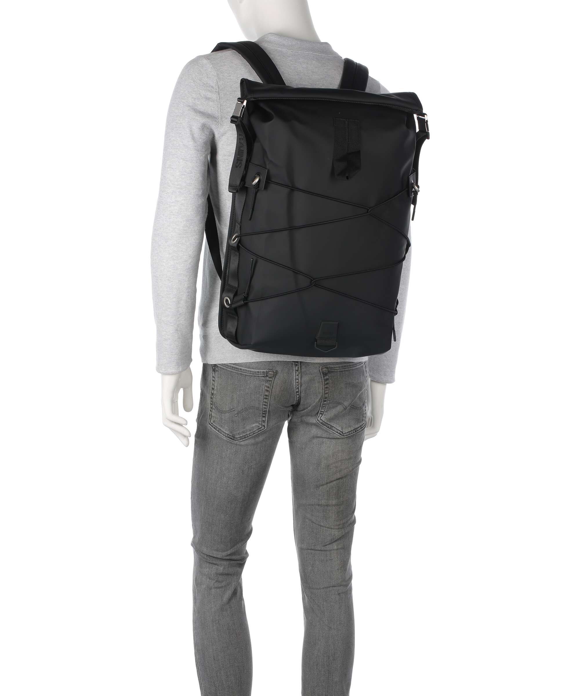 Rains Trail Cord Plecak z rolowanym zamknięciem black - Image 3
