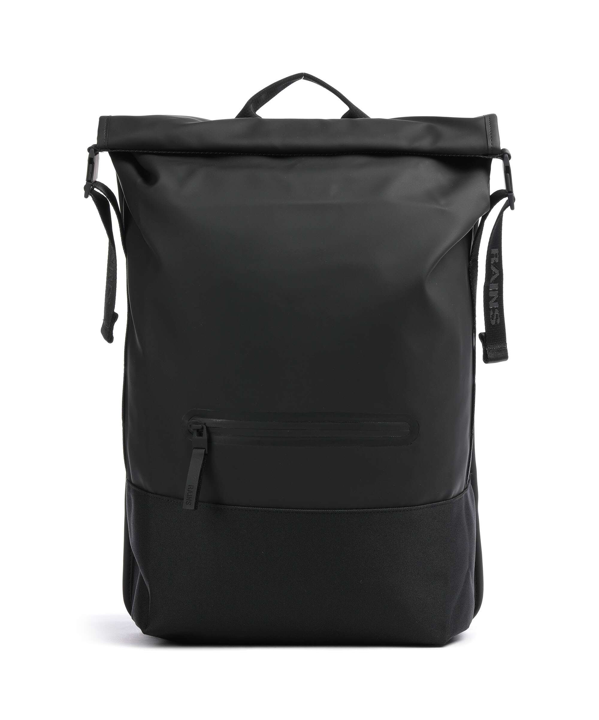 Rains Trail Plecak z rolowanym zamknięciem black