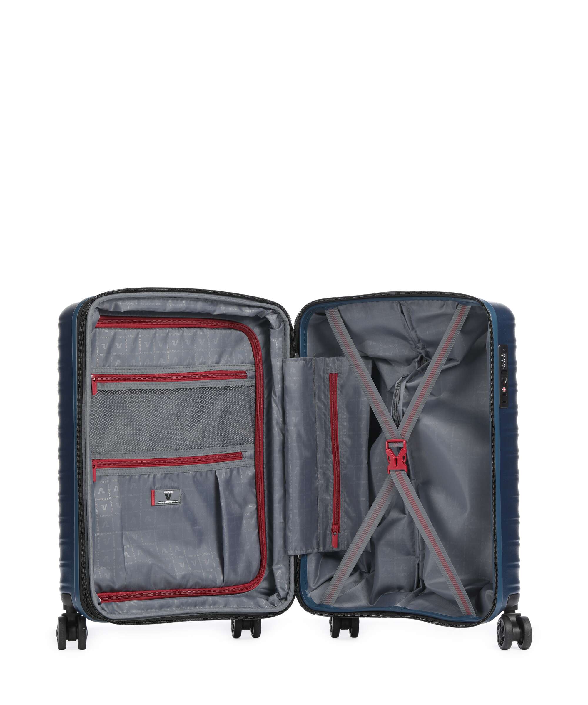 Roncato Wave DLX Walizka na 4 kołach denim - Image 6