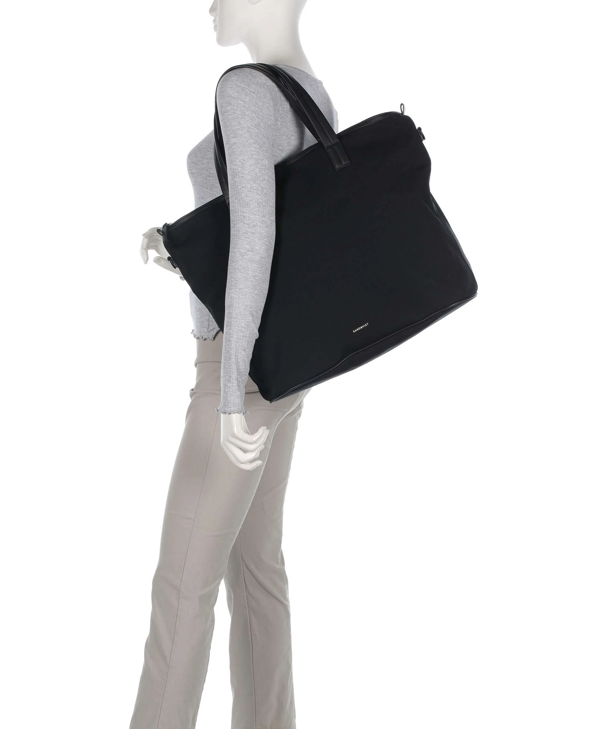 Sandqvist Everyday Originals Medium Torba weekendowa black - Image 3