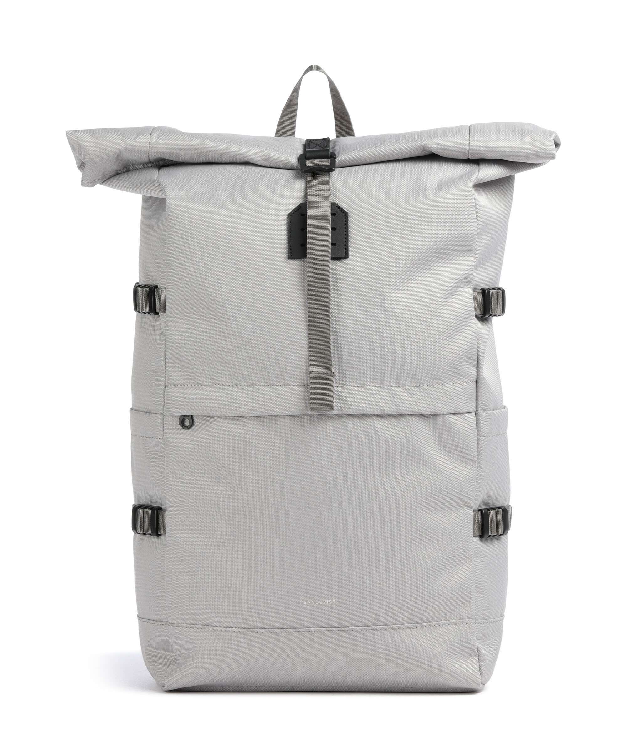 Sandqvist Icon L Plecak z rolowanym zamknięciem light grey