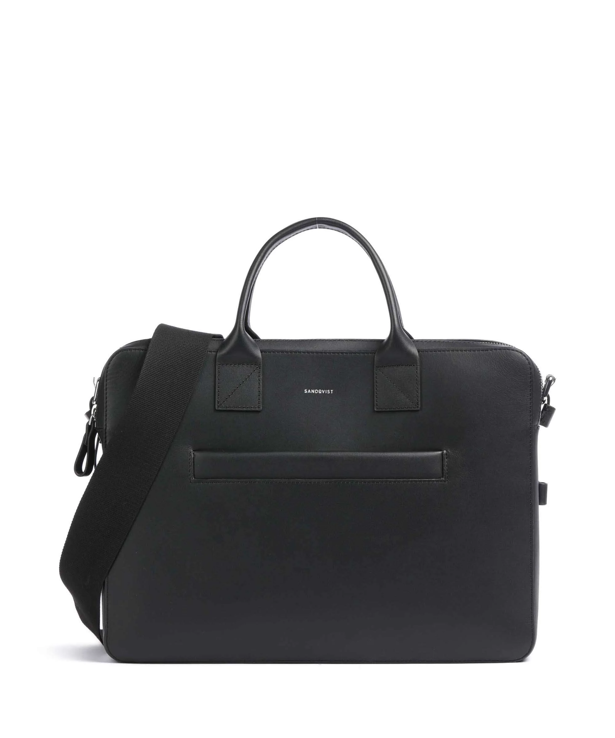 Sandqvist Leather Classics Seth Aktówka black