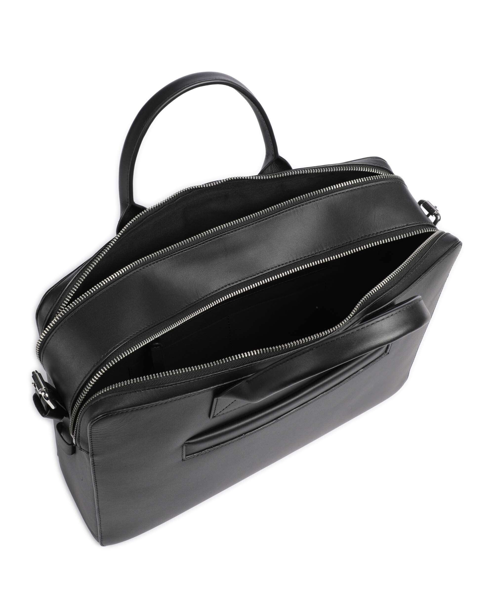 Sandqvist Leather Classics Seth Aktówka black - Image 6