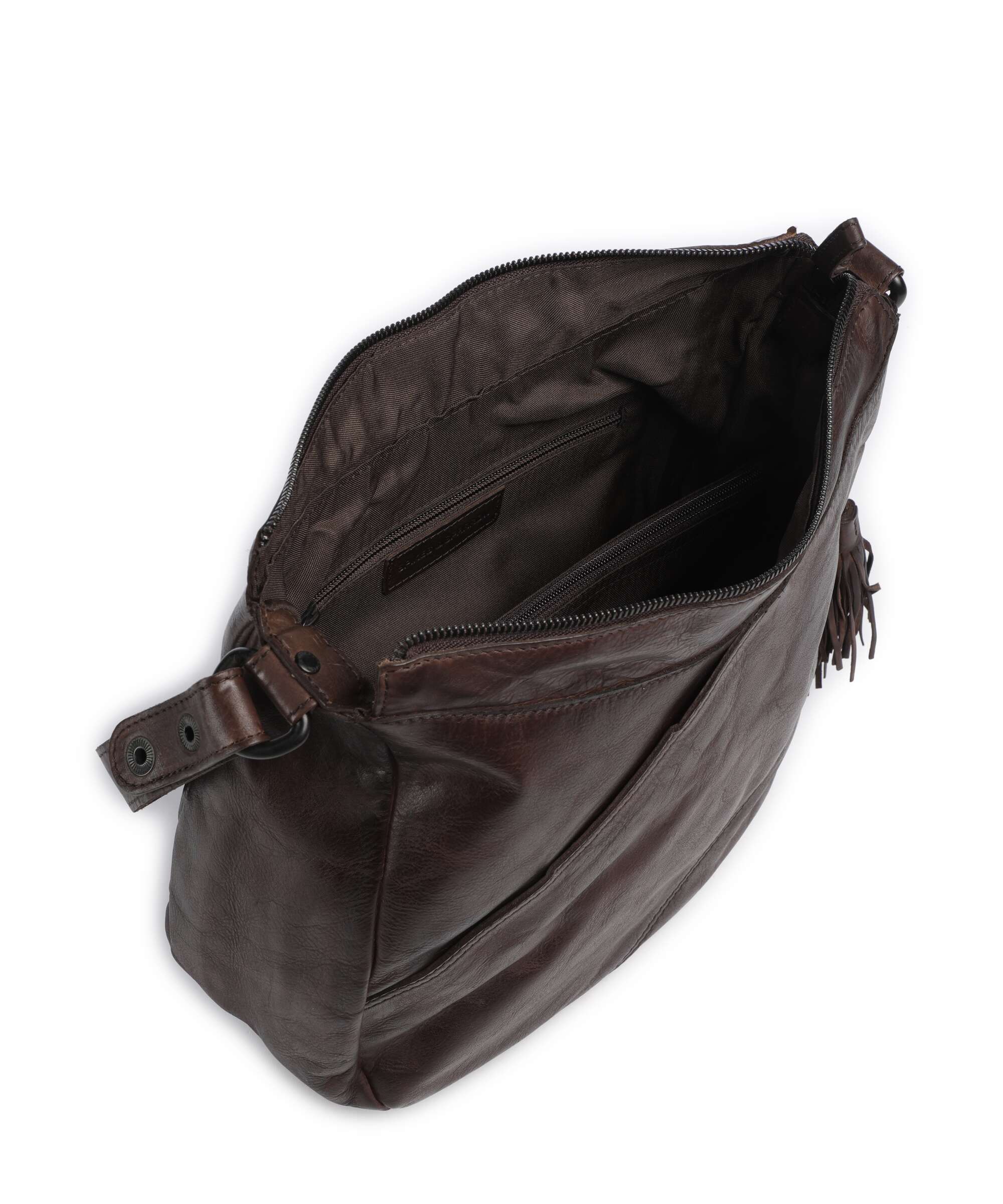 Spikes & Sparrow Apache Natalia Torebka worek dark brown - Image 5