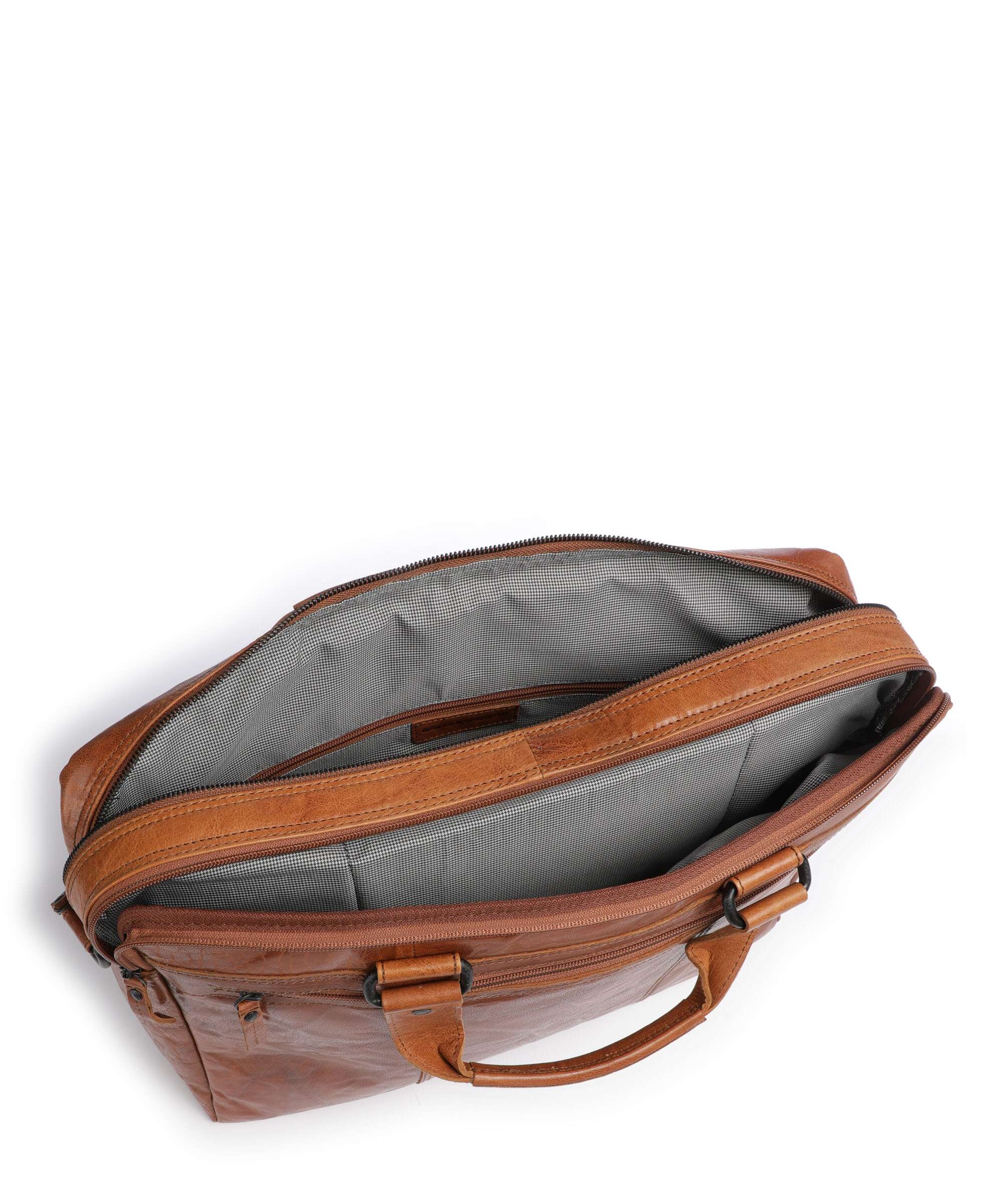 Spikes & Sparrow Bronco Aktówka cognac - Image 6