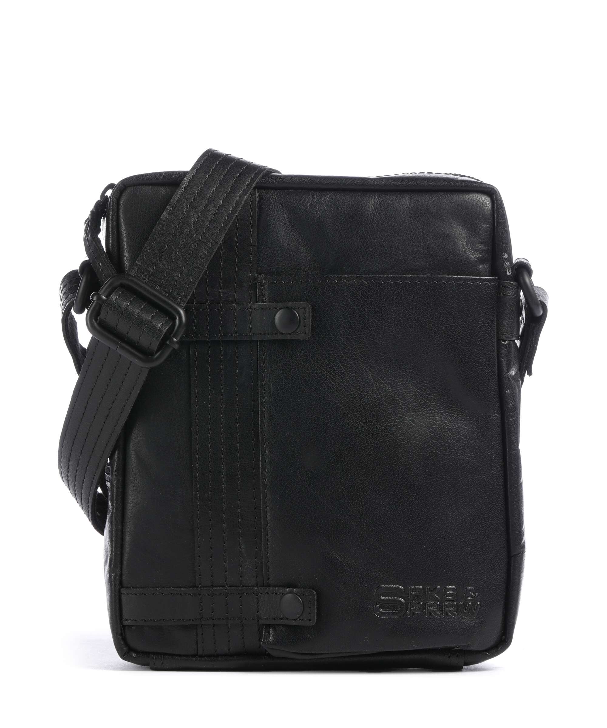 Spikes & Sparrow Bronco Benn Torba przez ramię black