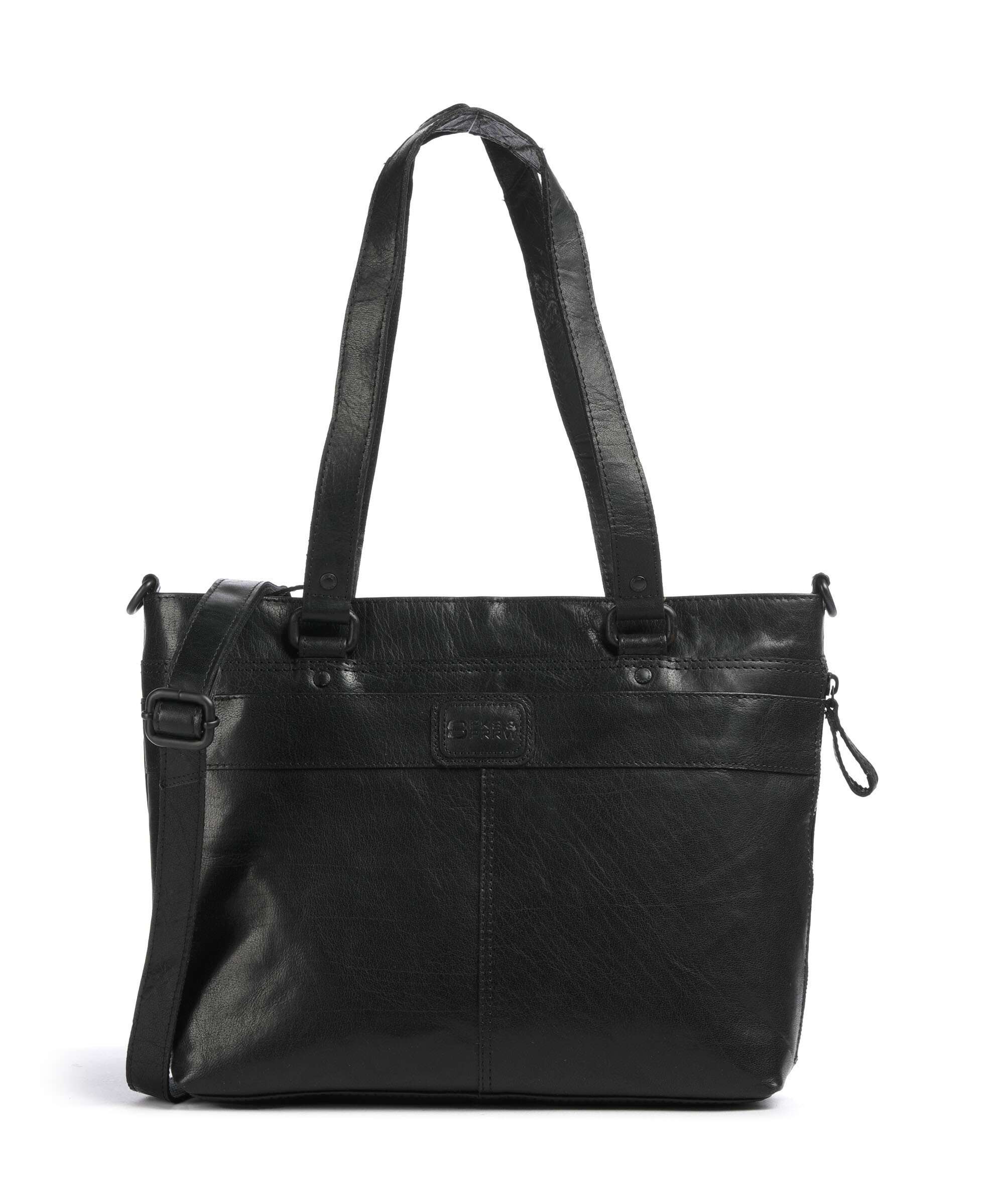 Spikes & Sparrow Bronco Lavendar Torba na zakupy schwarz