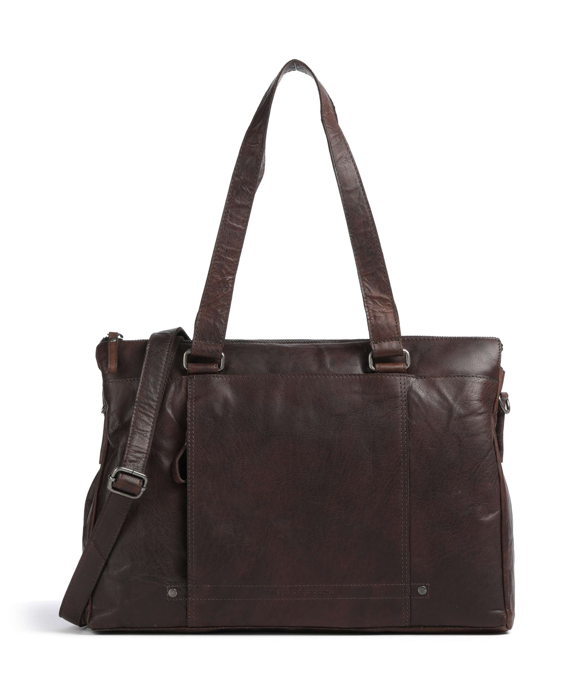 Spikes & Sparrow Bronco Maureen Aktówka dark brown