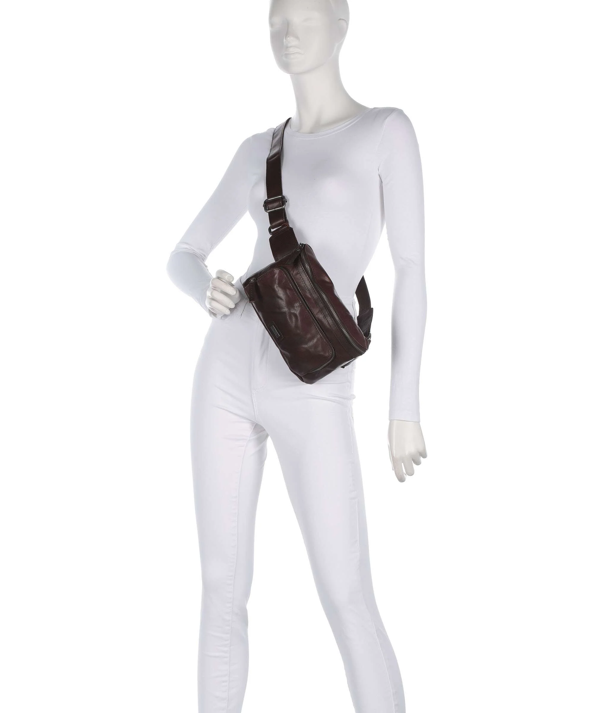 Spikes & Sparrow Bronco Saszetka nerka dark brown - Image 3