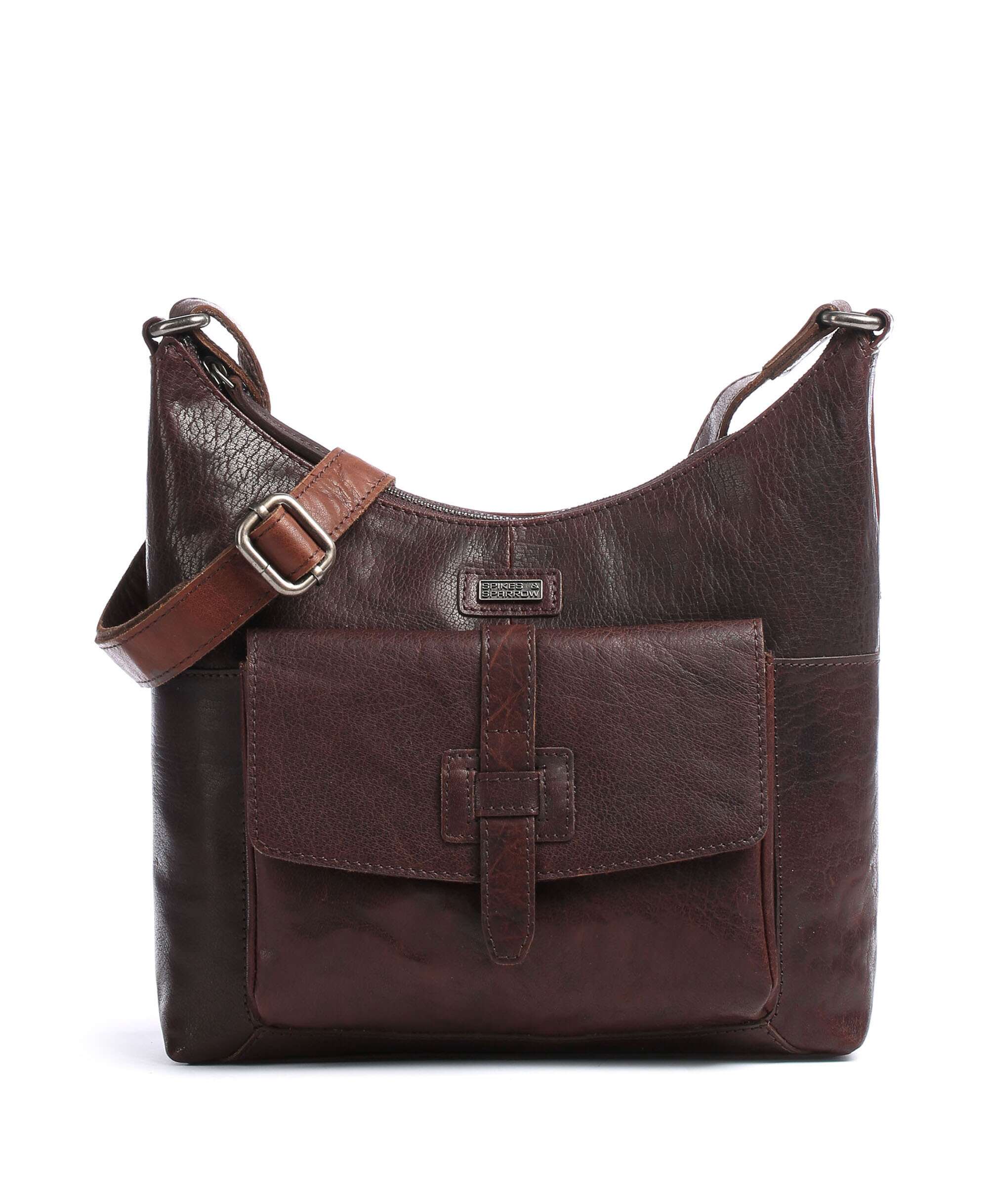 Spikes & Sparrow Bronco Torebka worek dark brown