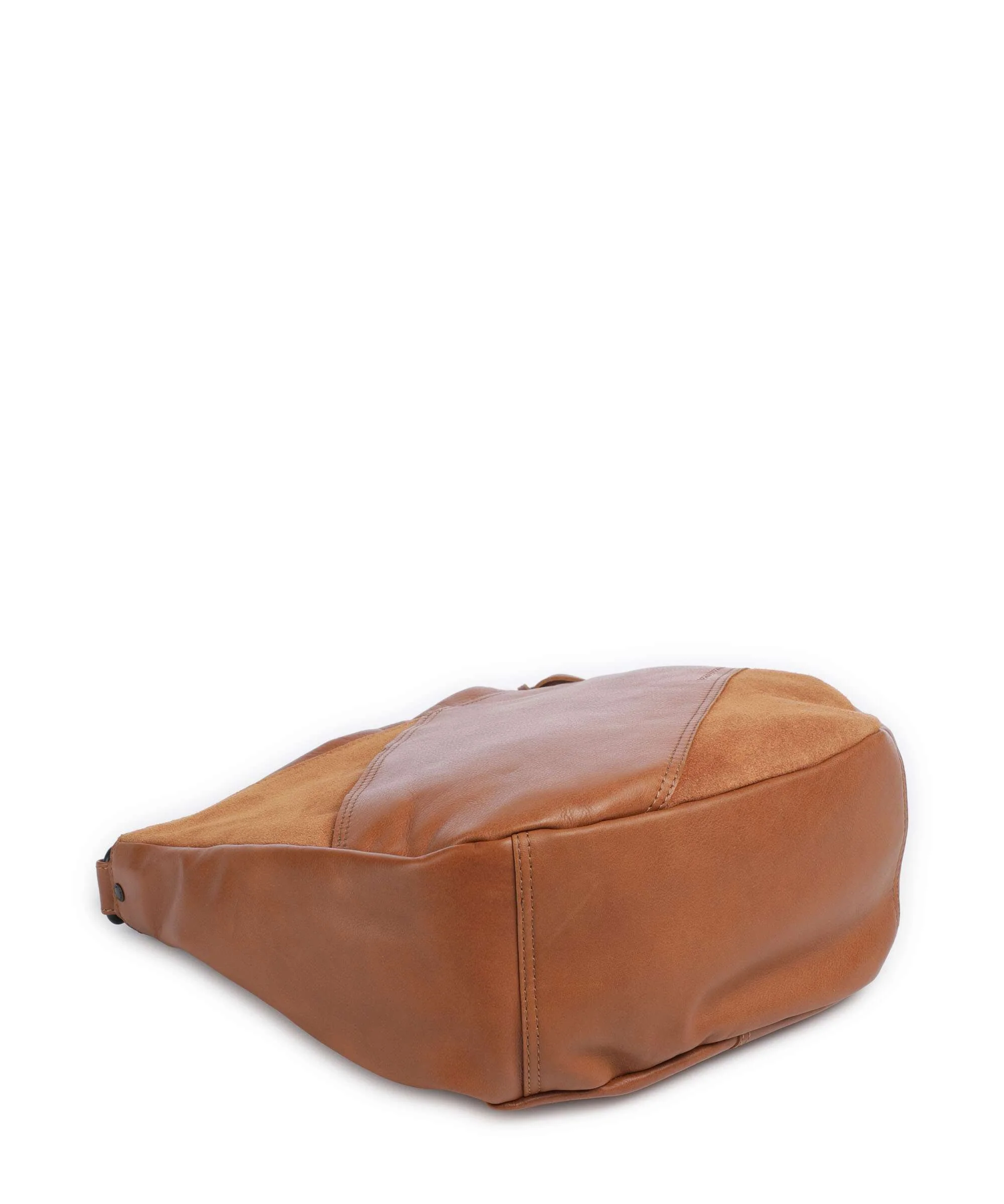 Spikes & Sparrow Suede Mix Natalia Torebka worek brandy - Image 4