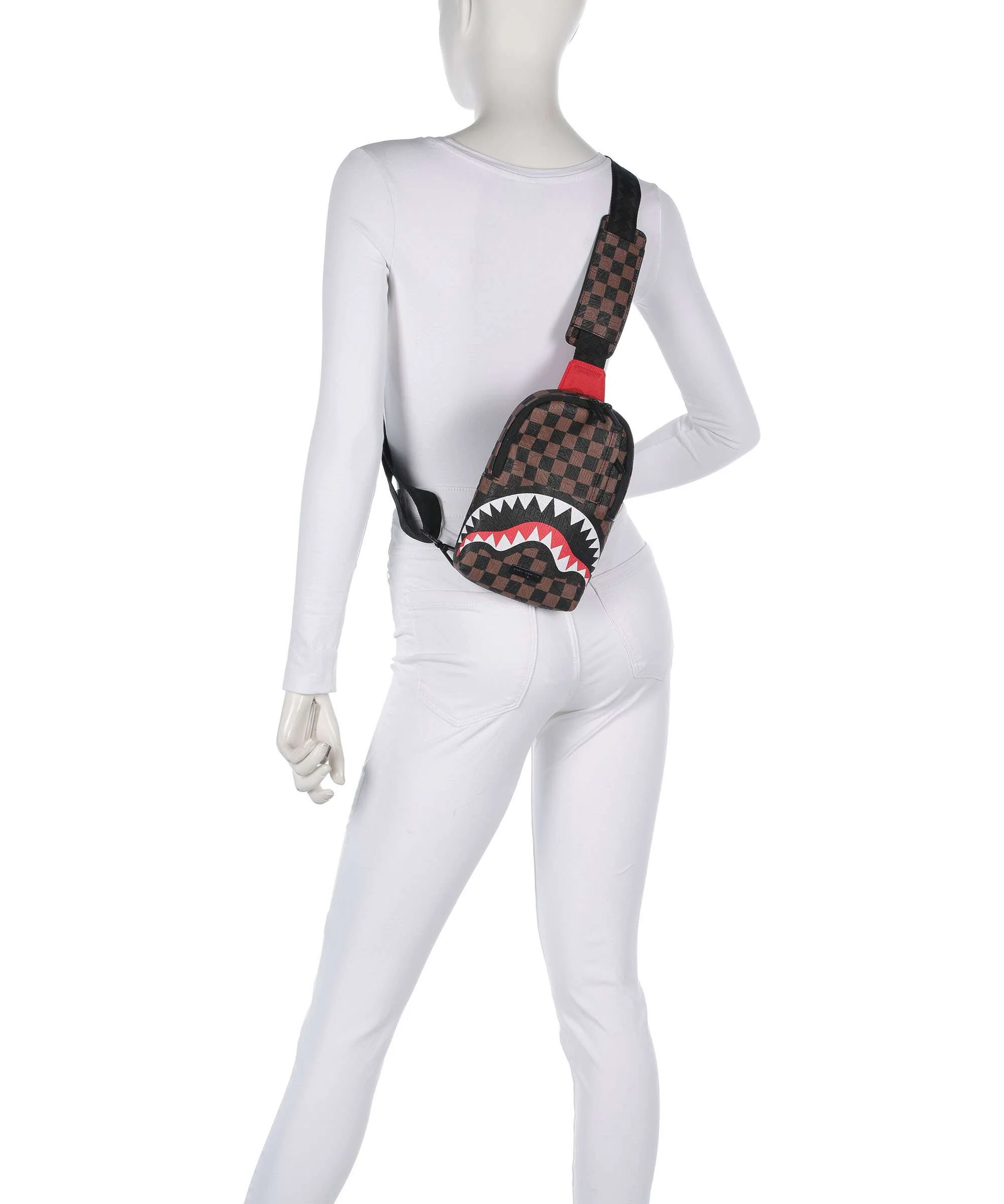 Sprayground Check 2 Emboss Plecak na jedno ramię multicolour - Image 3