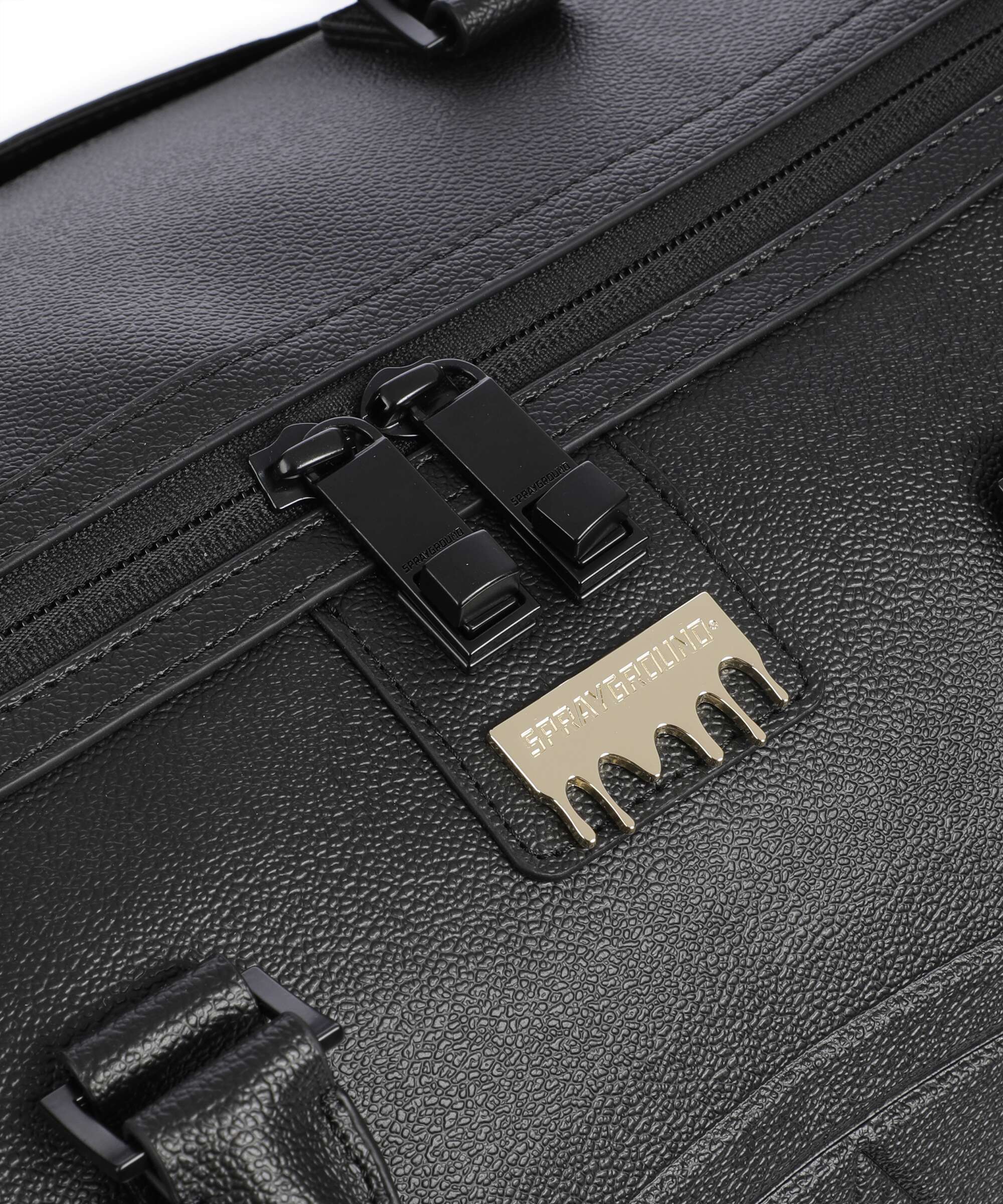 Sprayground Gold Brick Luxe Torba weekendowa black - Image 6