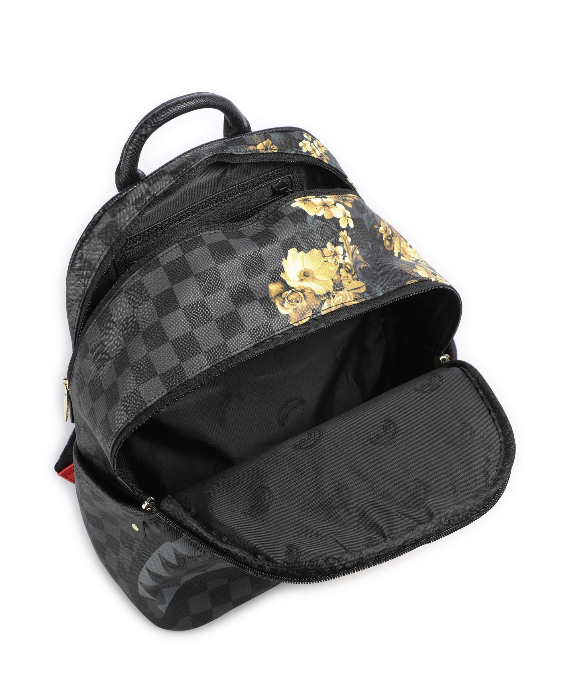 Sprayground Gold Floral Remix Plecak black - Image 5