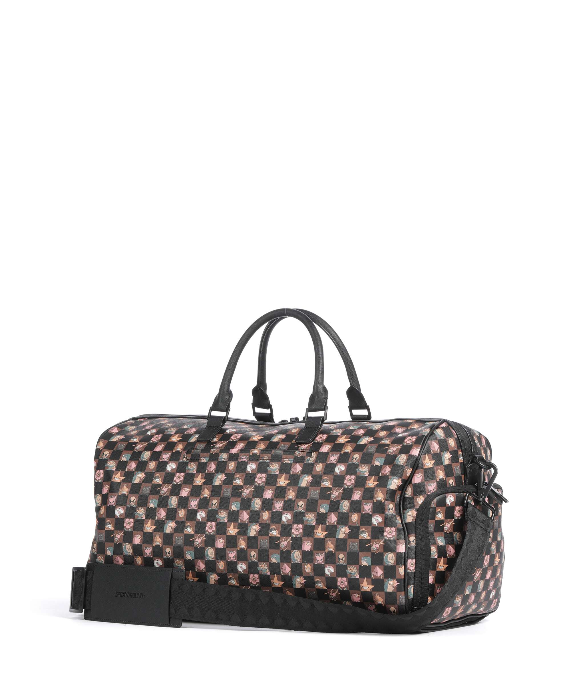 Sprayground Peeking Characters Remix Torba weekendowa brown - Image 2