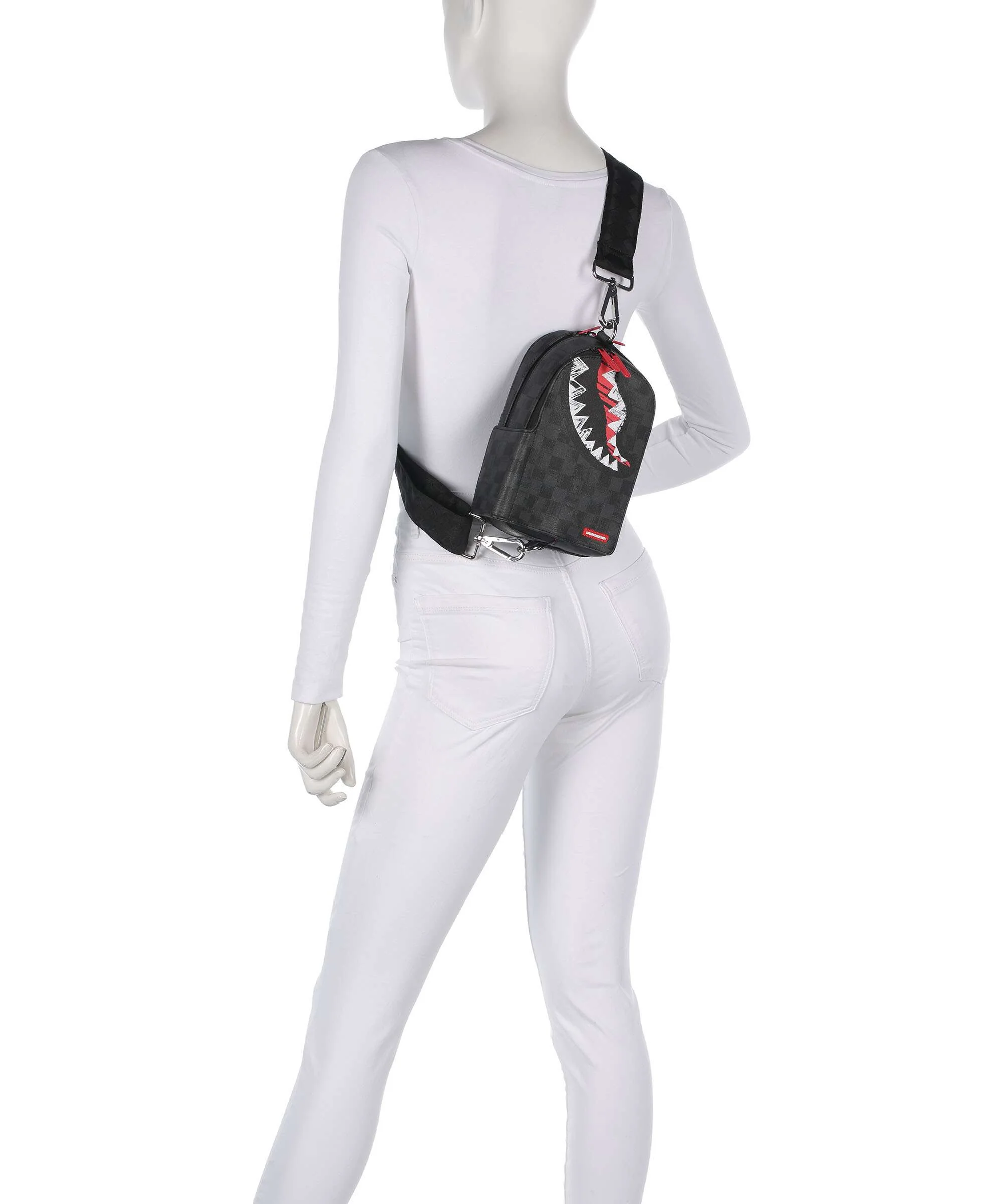 Sprayground Scribble Shark Plecak na jedno ramię multicolour - Image 3
