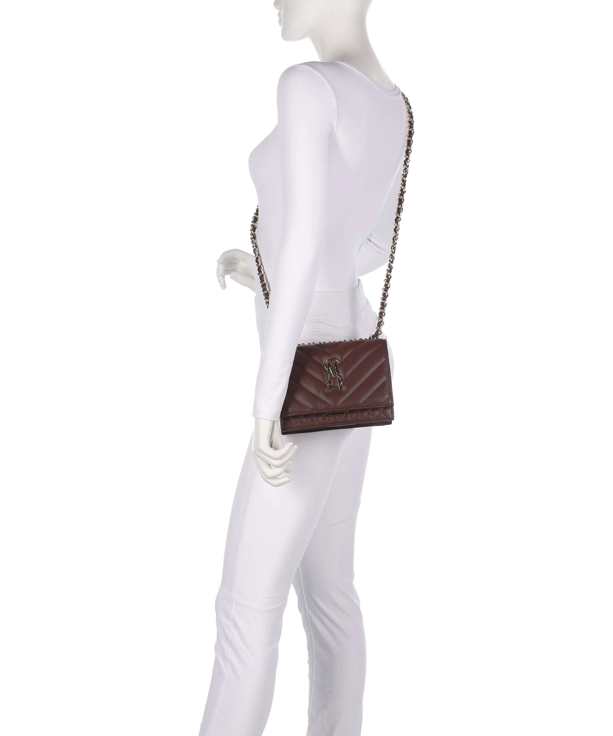 Steve Madden BAMARA Torba na ramię chocolate/gold - Image 5