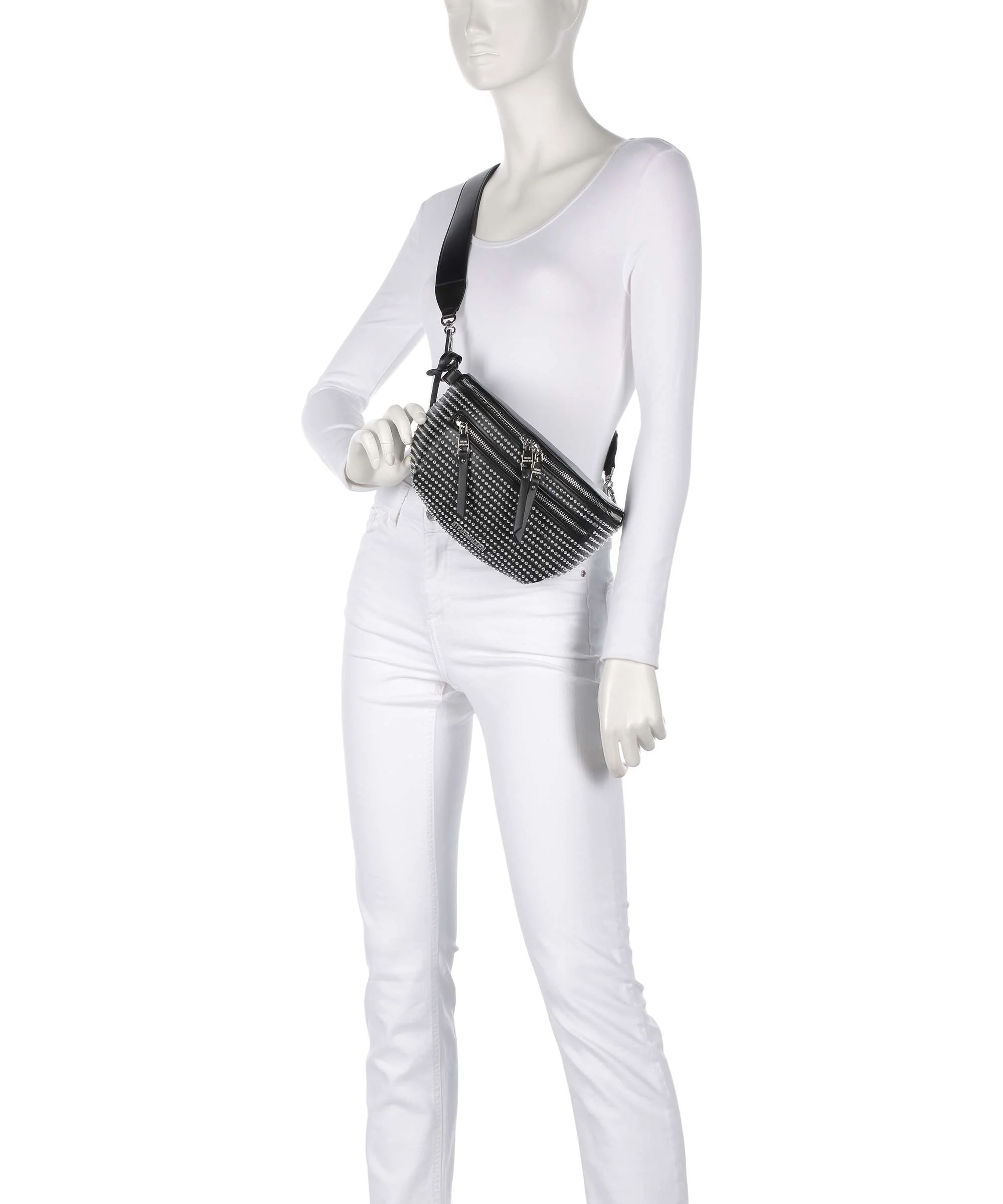 Steve Madden BCLARKES Torba przez ramię black/silver - Image 3