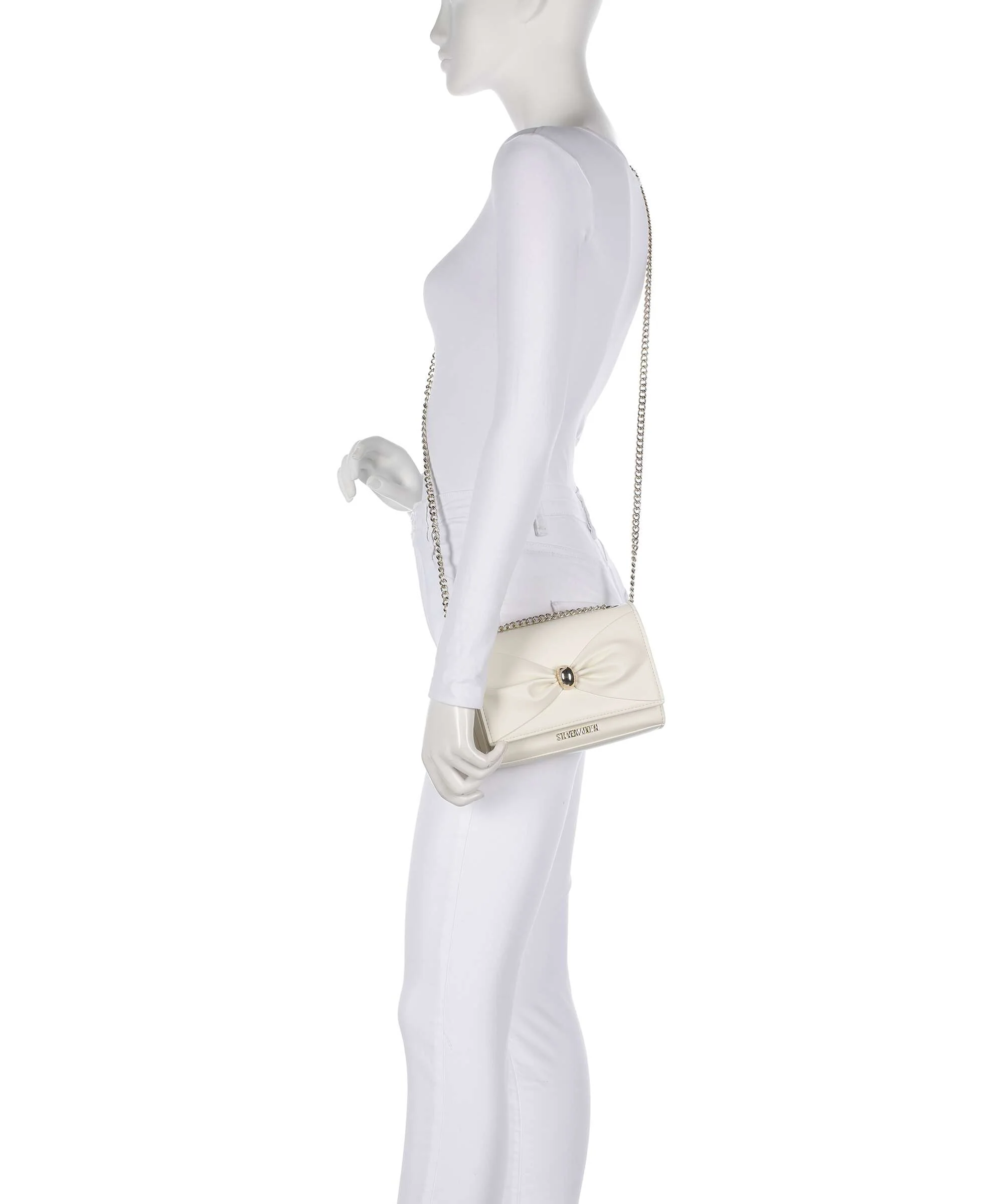 Steve Madden BDIPSY Torba na ramię white/gold - Image 4