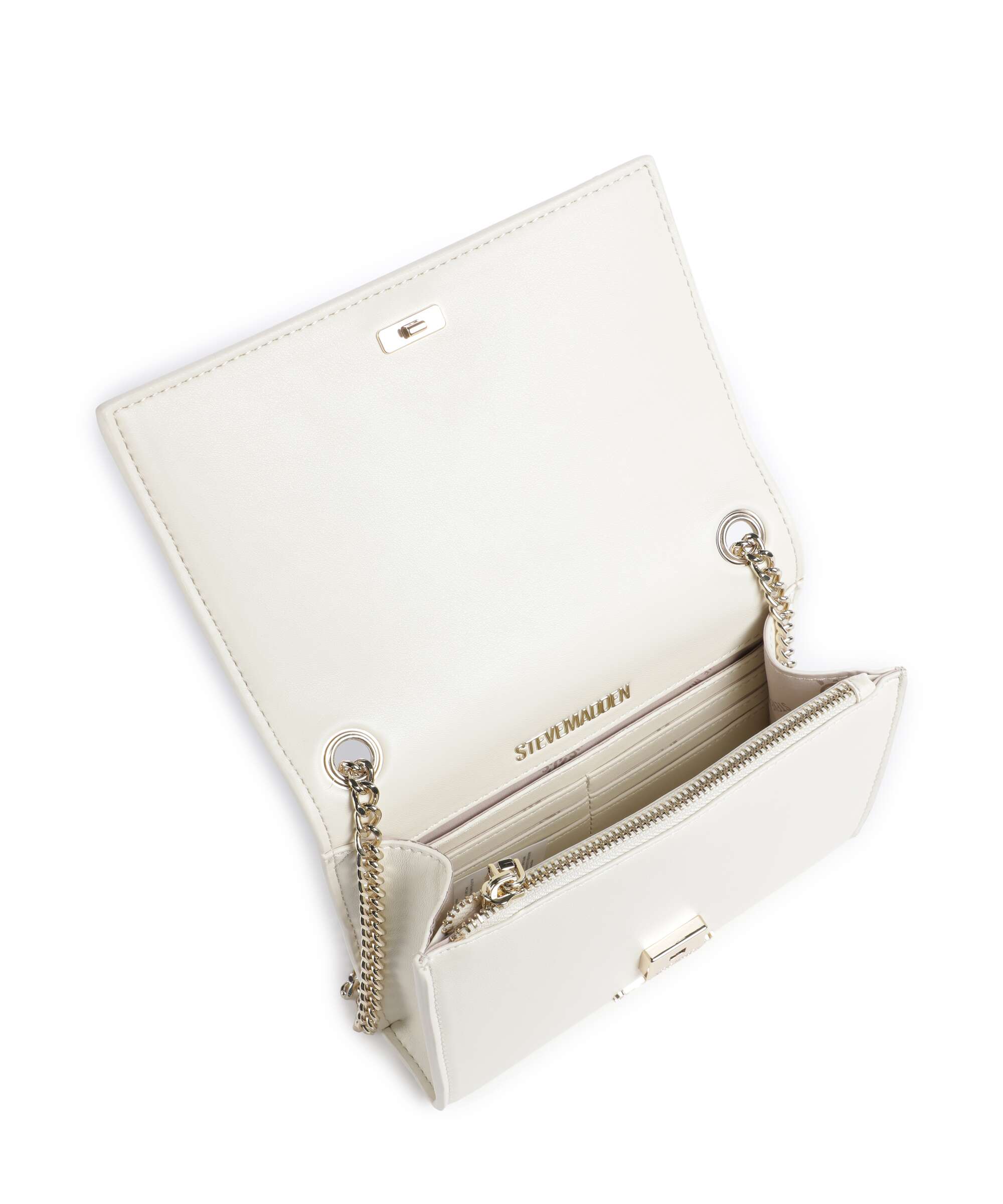 Steve Madden BDIPSY Torba na ramię white/gold - Image 7