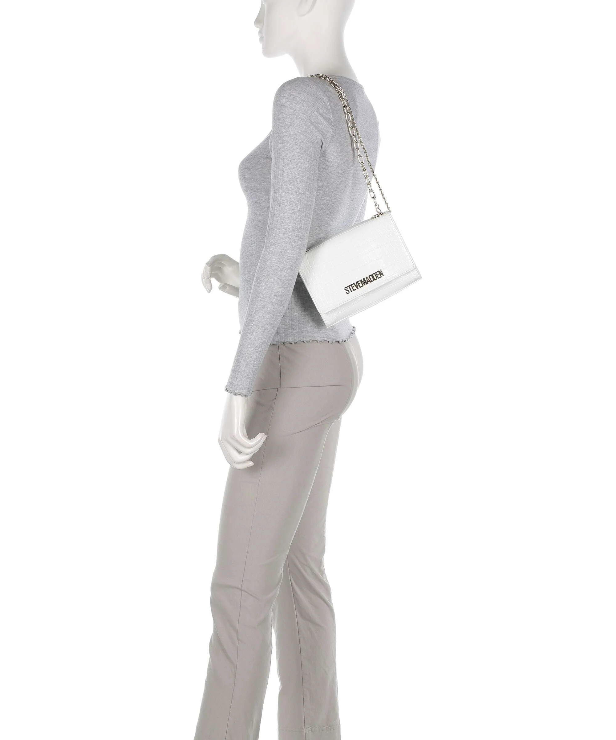 Steve Madden BRAYE Torba na ramię white - Image 3