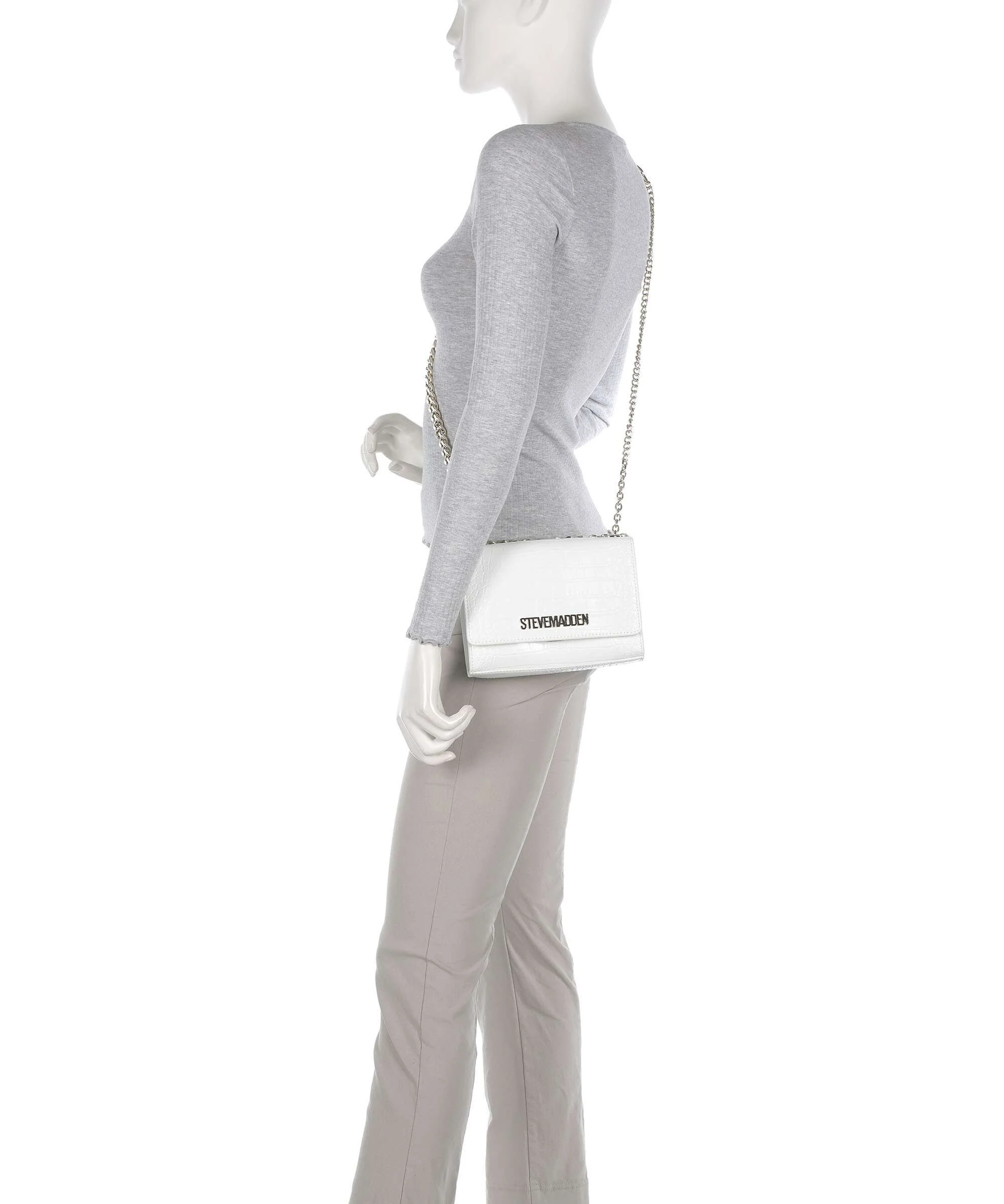 Steve Madden BRAYE Torba na ramię white - Image 4