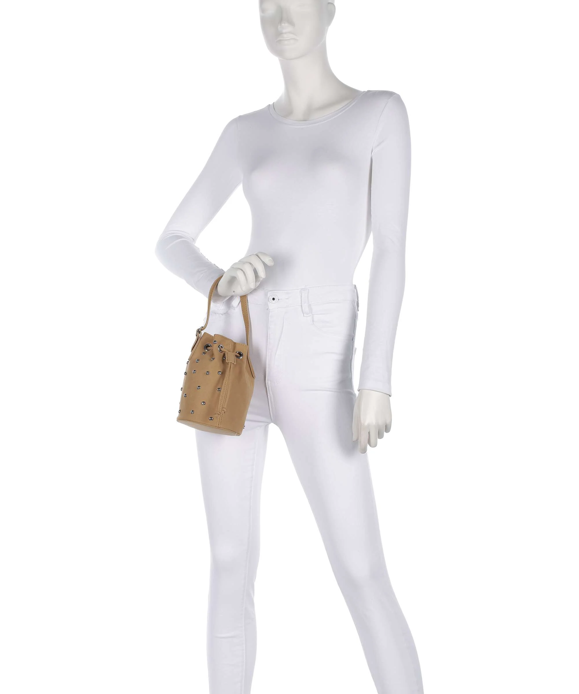 Steve Madden BSUNRAY Torebka worek tan/silver - Image 4