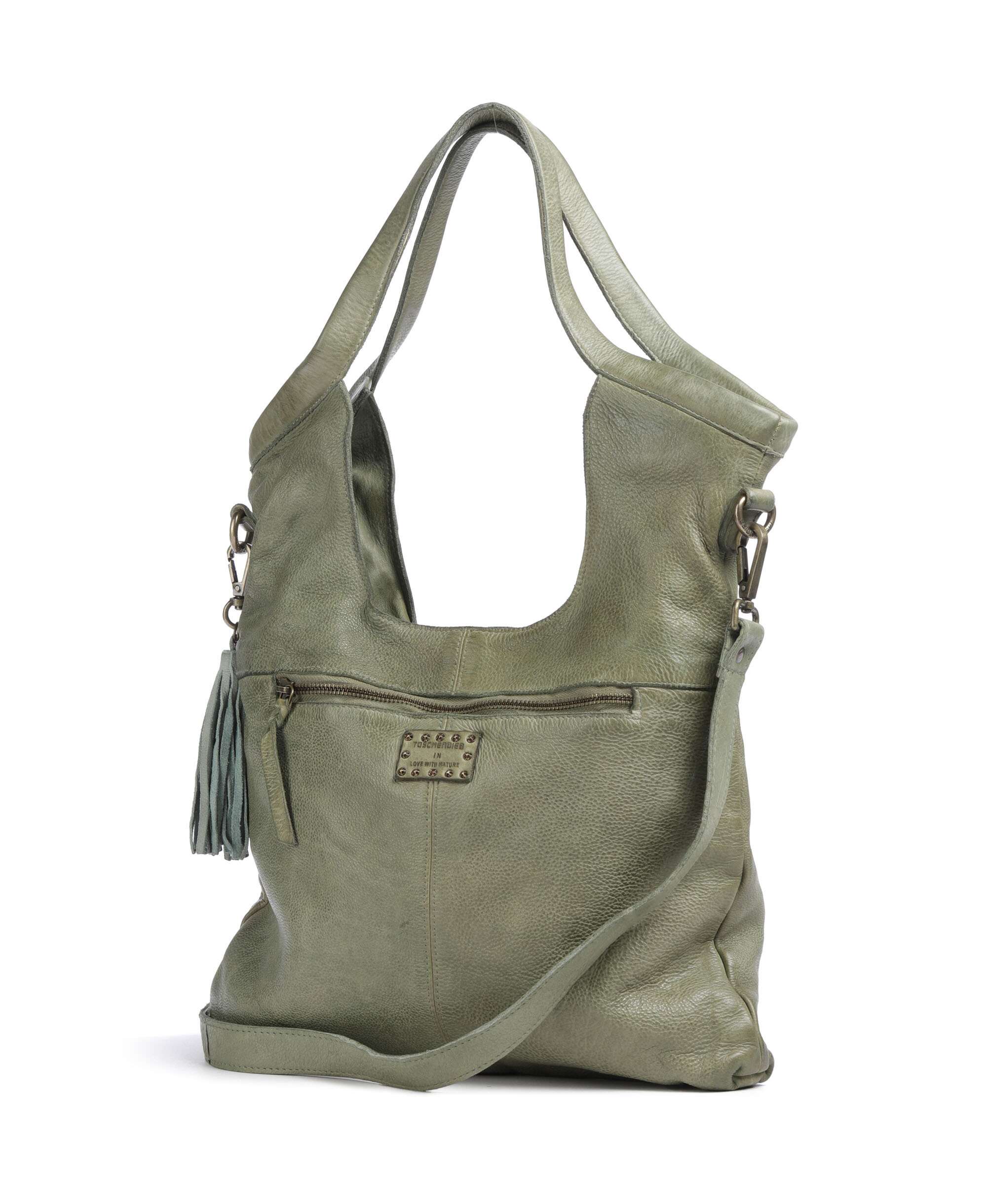 Taschendieb Wien Freundgasse 2 Torba na zakupy green leaf - Image 2