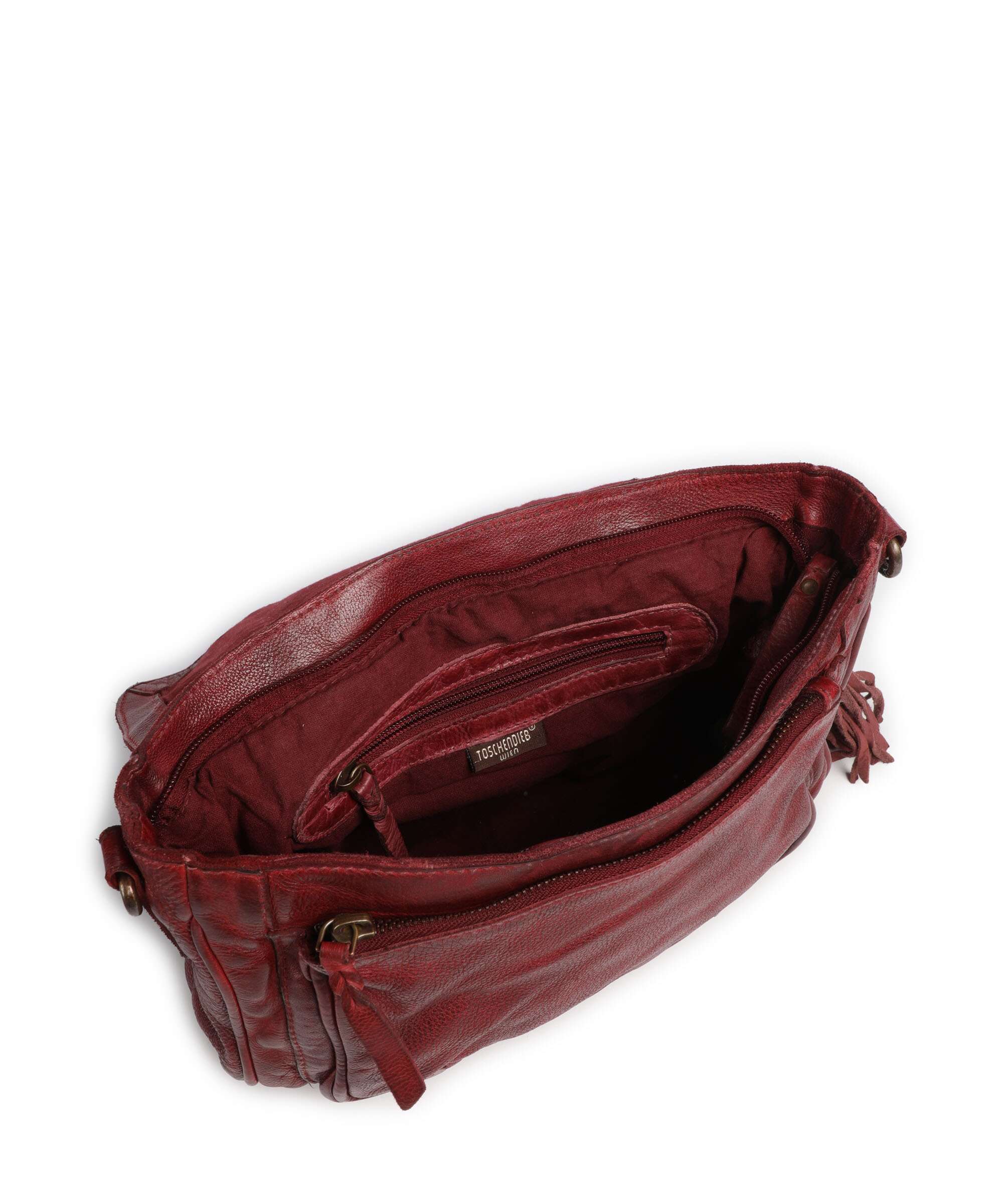Taschendieb Wien Kaisterstrasse 6 Torba przez ramię red burgundy - Image 6